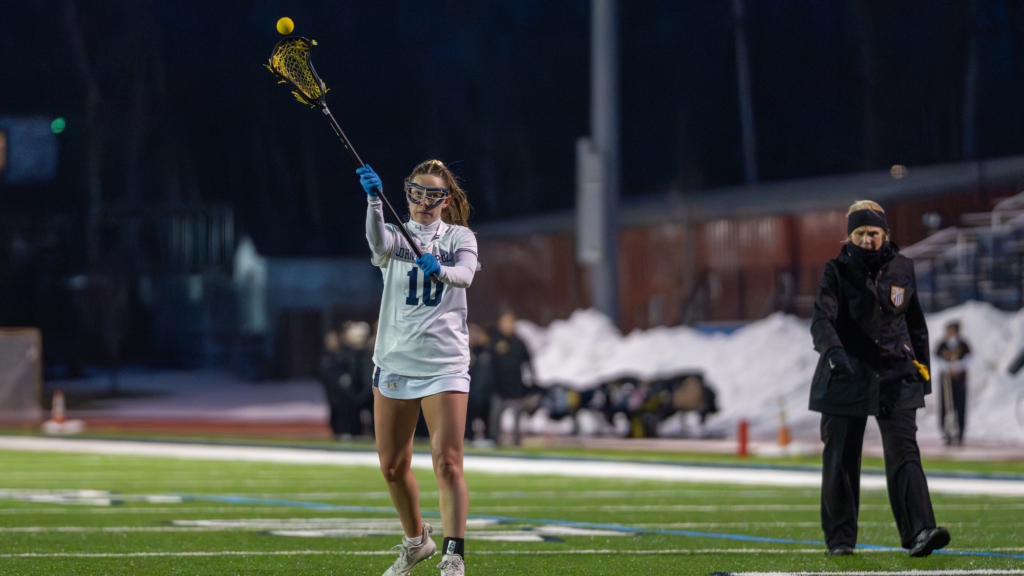 Kathleen Cagney action shot vs. BW