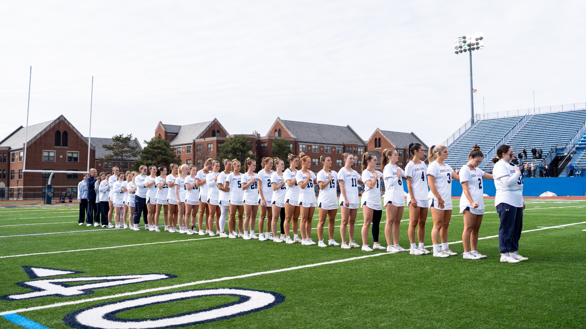 Women's Lacrosse Team Photo Player Intros
