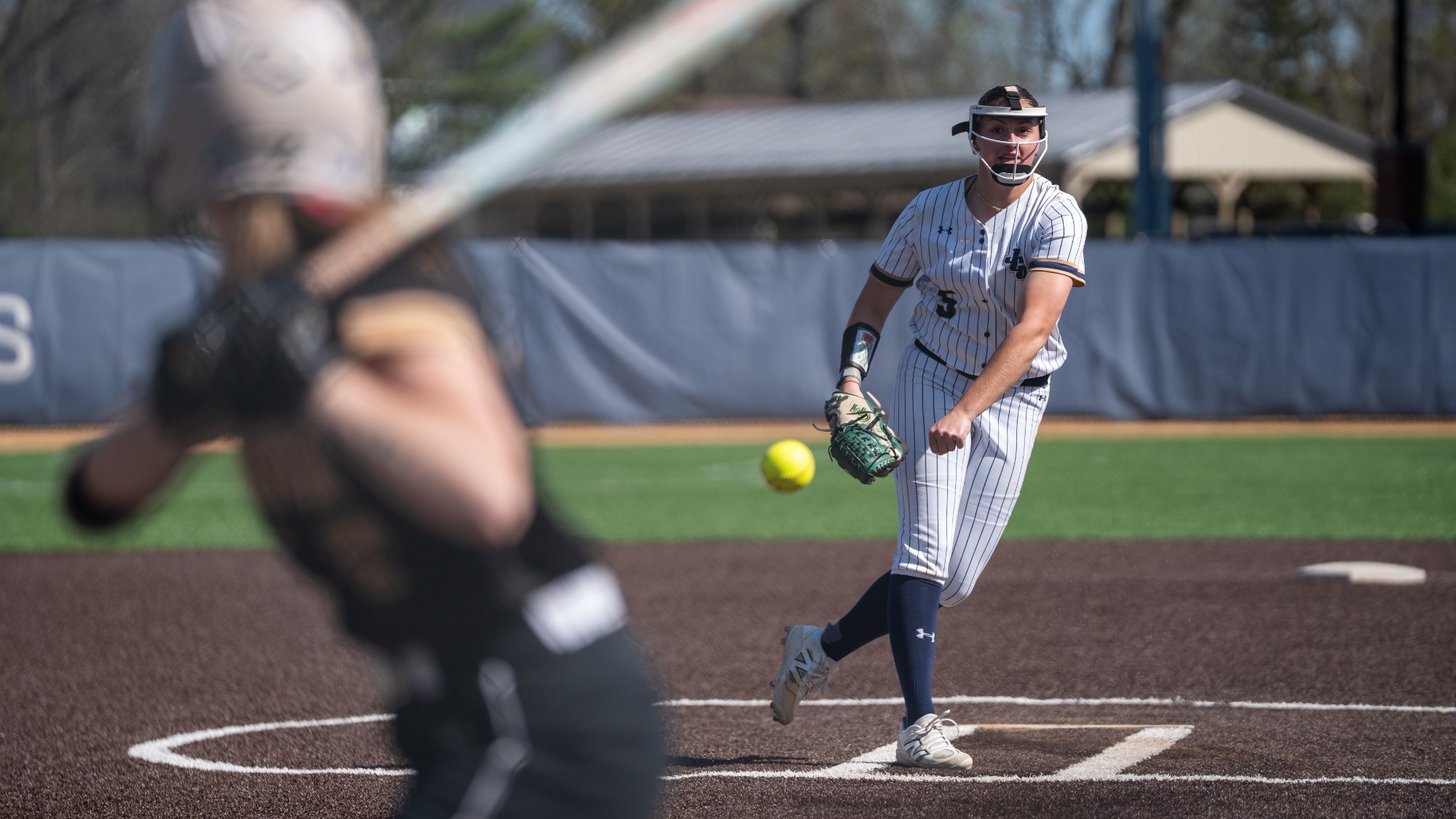 Jordan Anderson pitching vs. Geneva