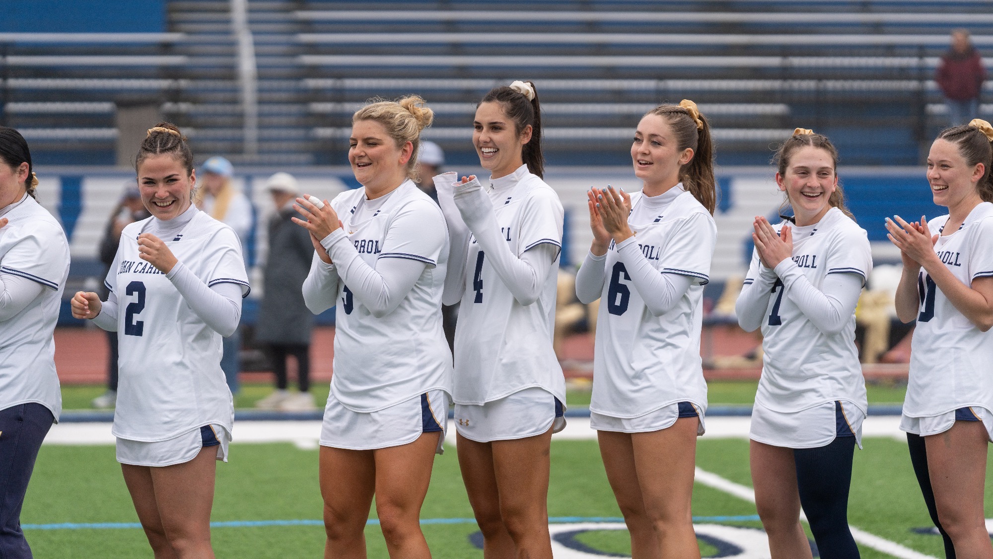 Women's Lacrosse team shot vs. Denison Senior Day