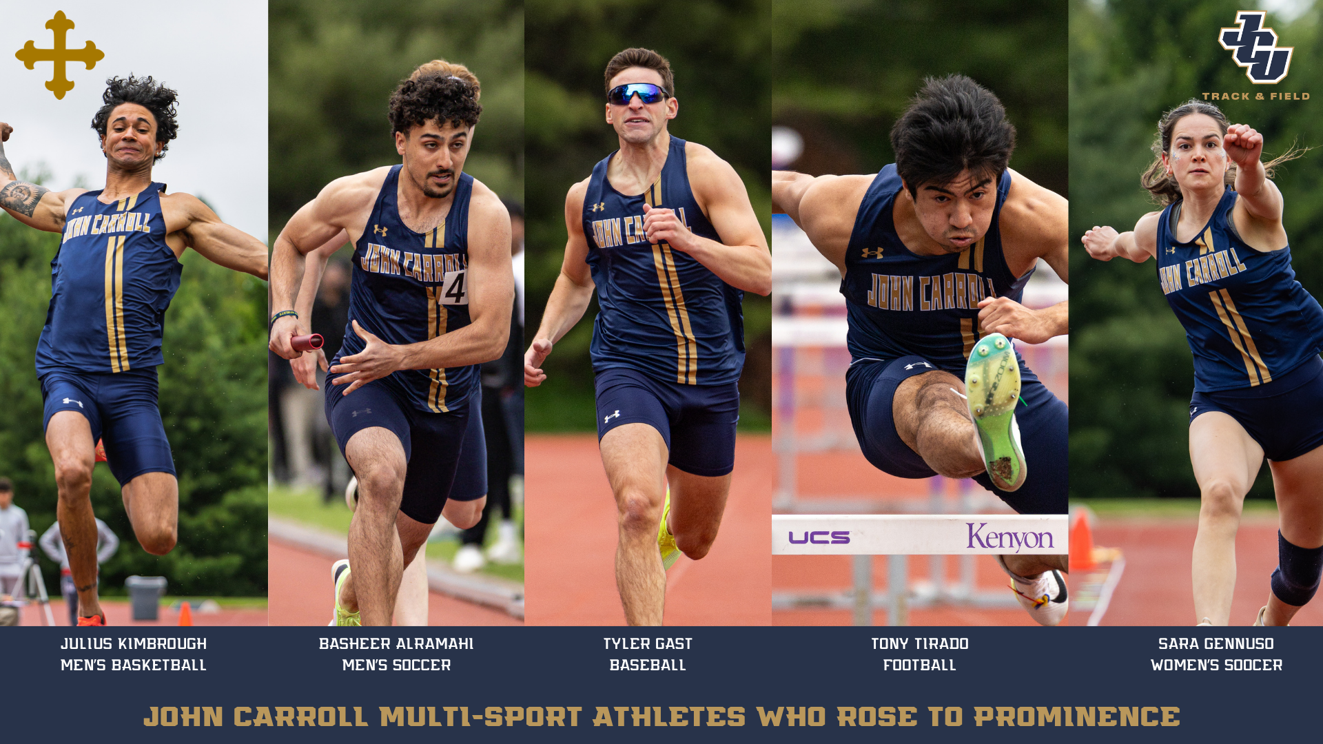 JCU Track & Field feature graphic