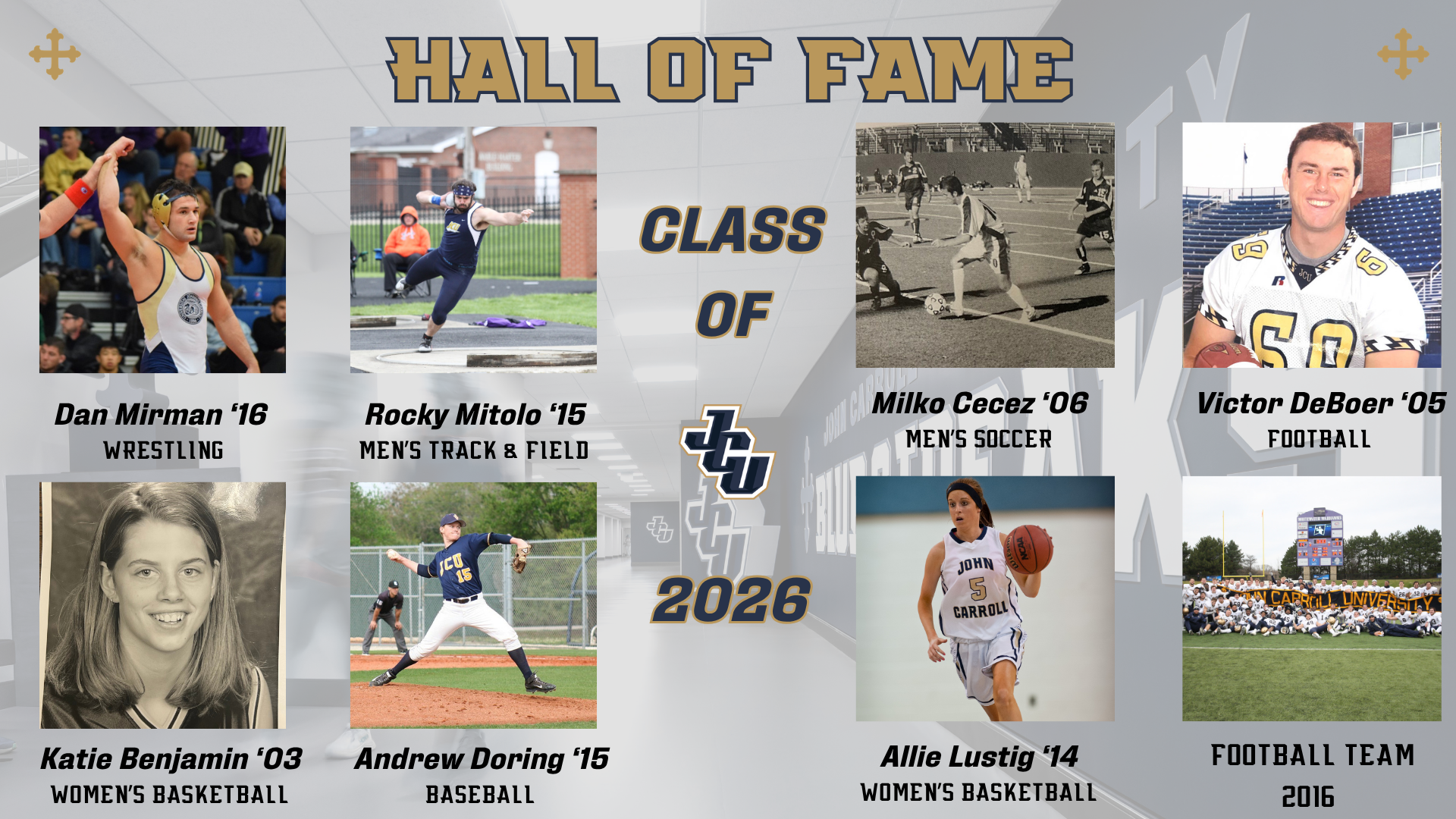2026 JCU Hall of Fame class