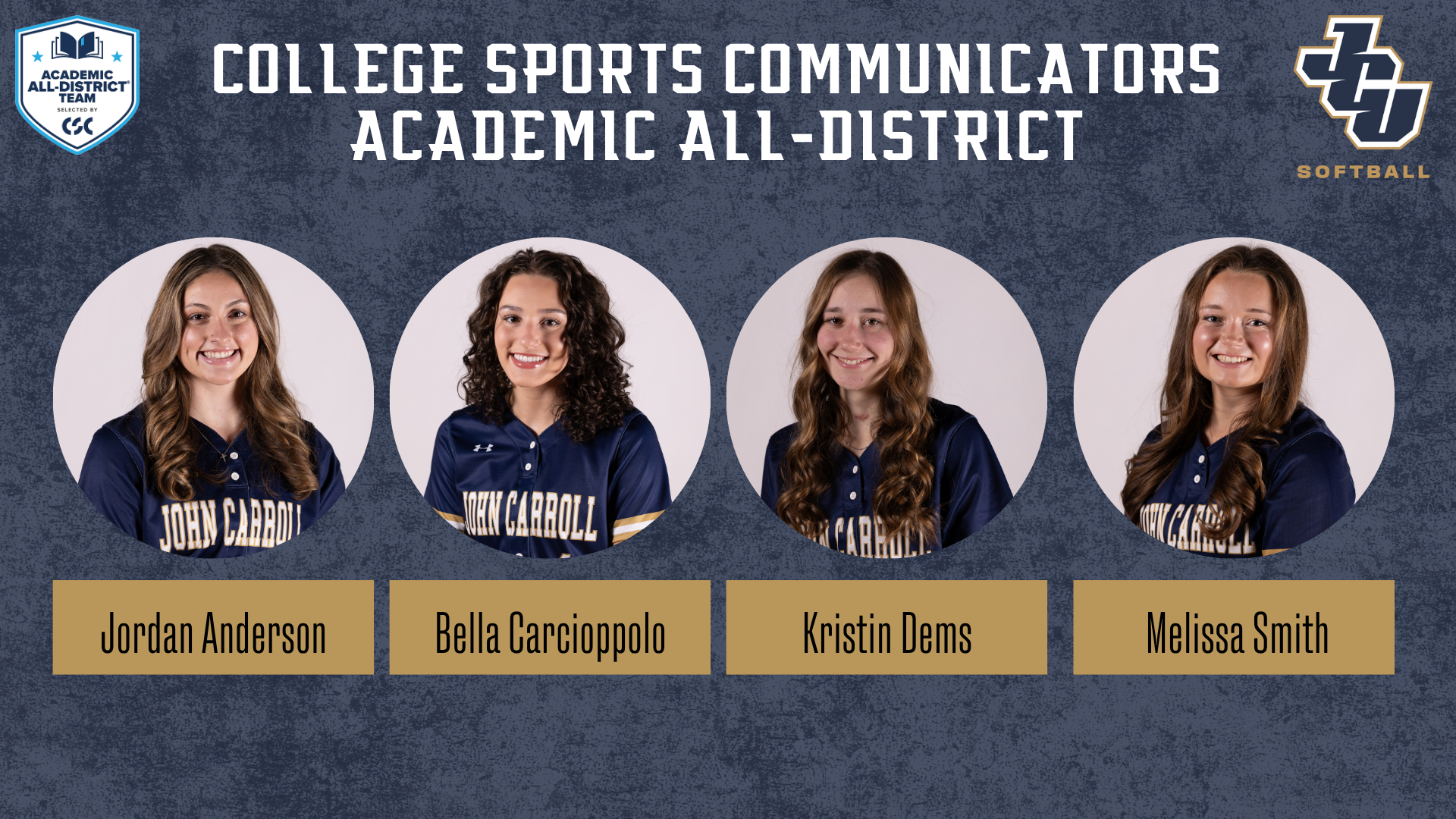 2026 College Sports Communicators Academic All-District