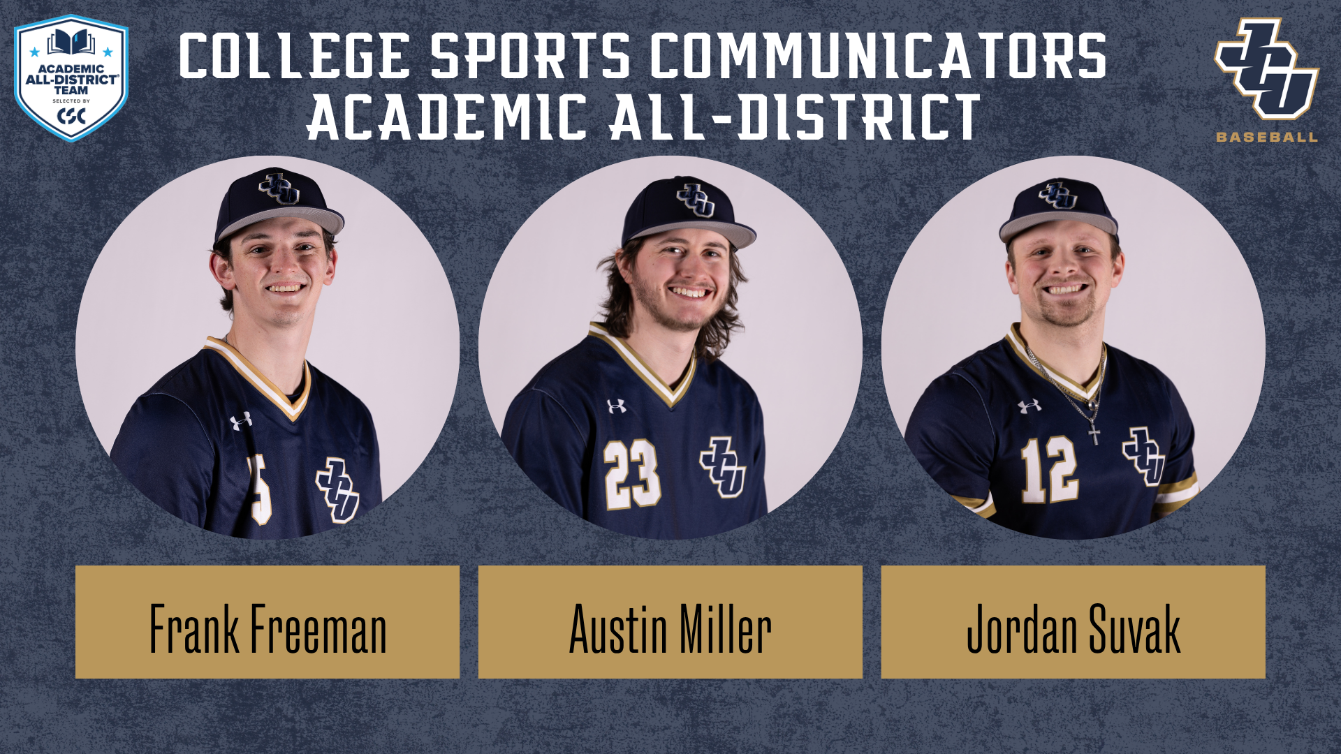 2026 College Sports Communicators Academic All-District Baseball