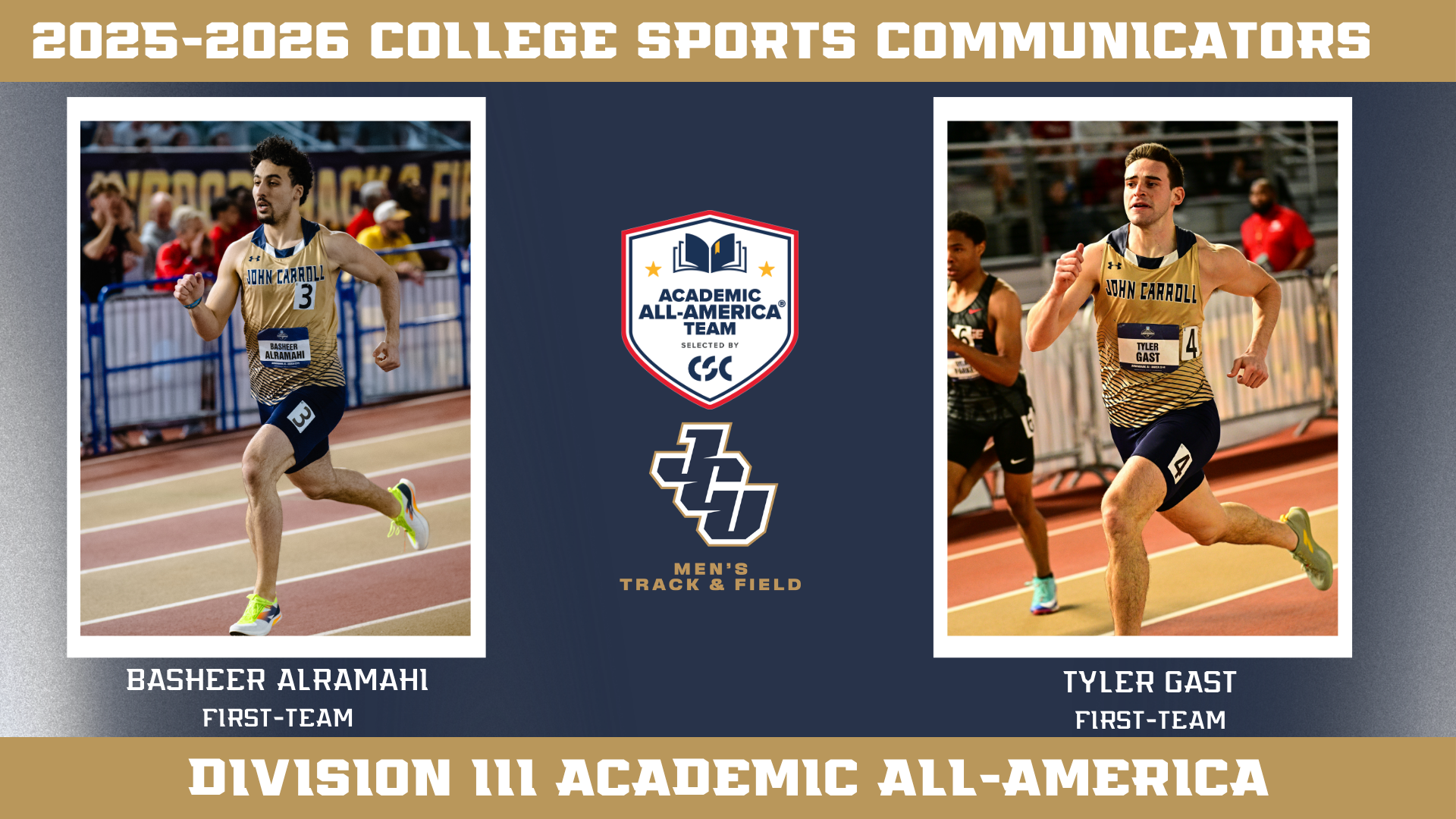 Basheer Alramahi & Tyler Gast CSC Academic All-America