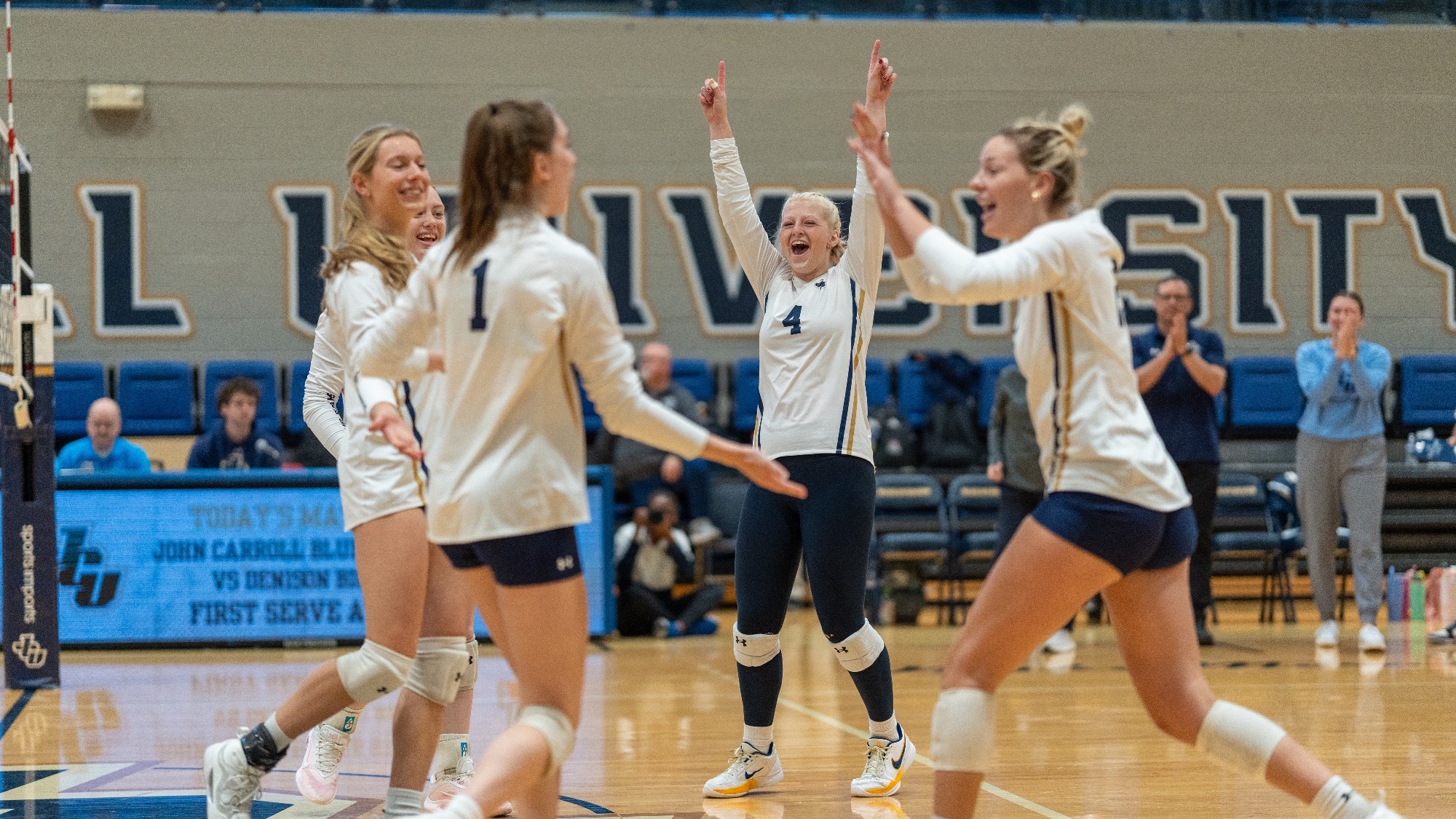 2025 Volleyball Team Celebration