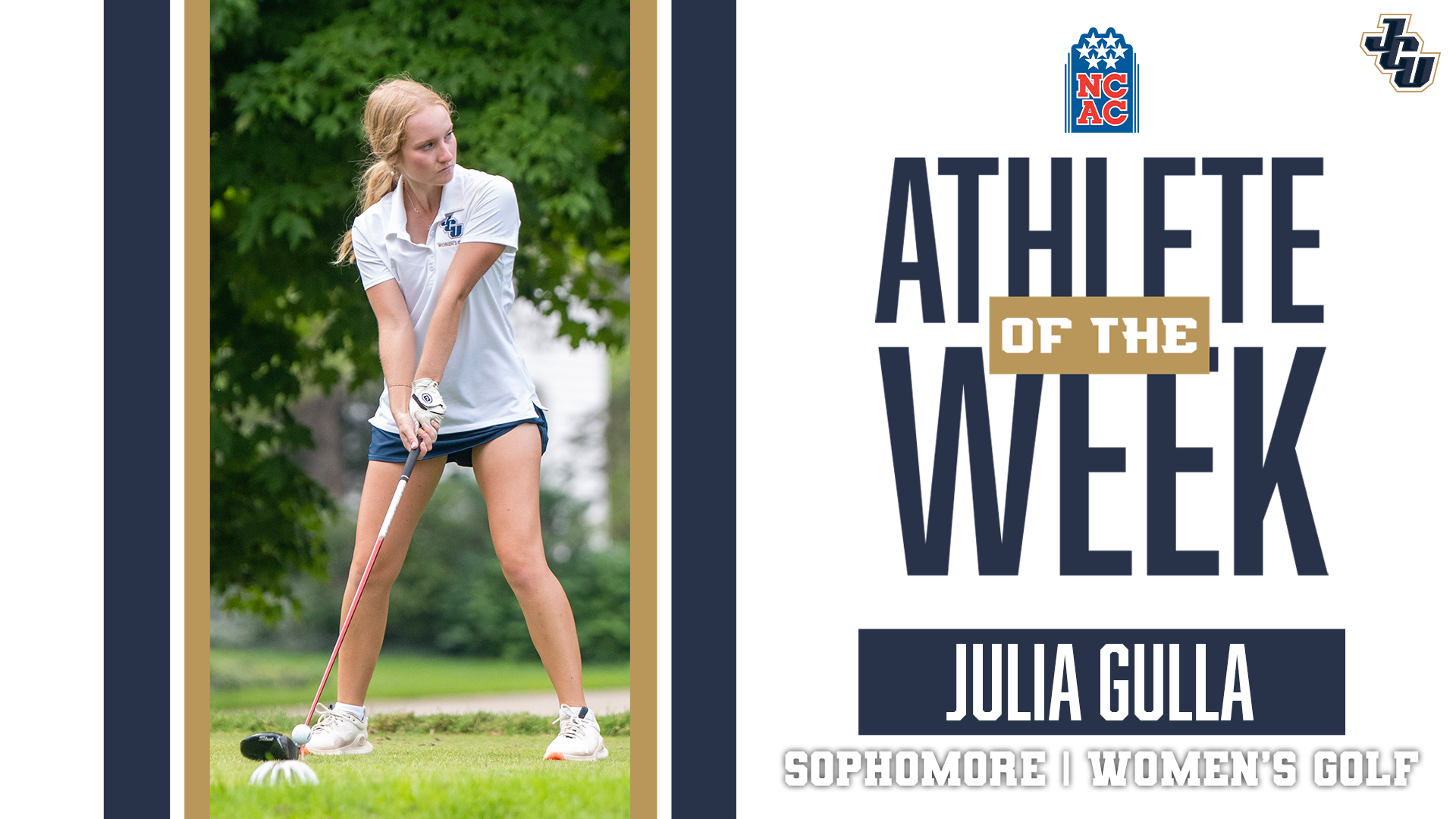 Julia Gulla NCAC AOTW