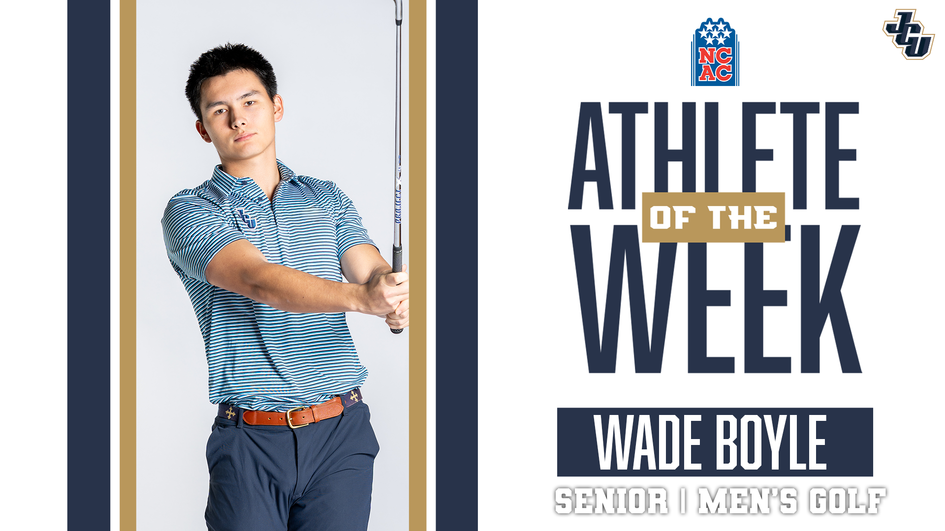 Wade Boyle NCAC AOTW 9-9
