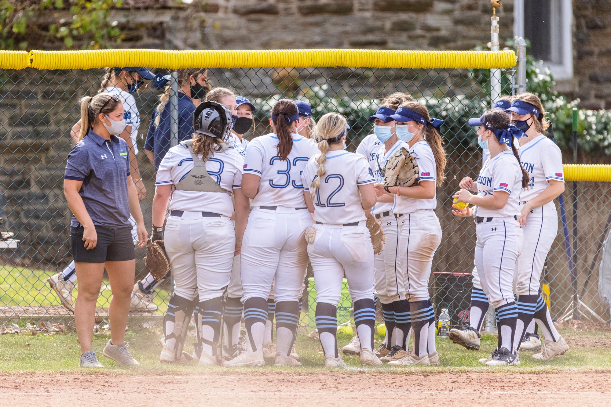 Softball Defeated Twice By Georgian Court Jefferson University
