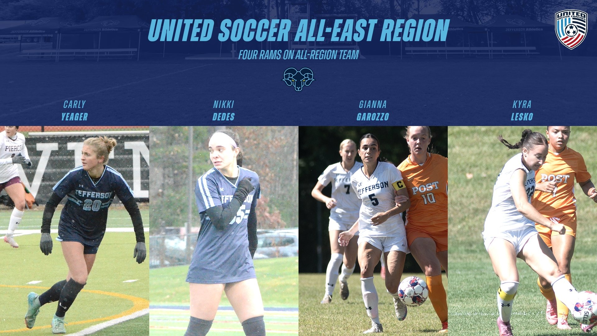 Women's Soccer United Soccer Coaches All-Region 2025