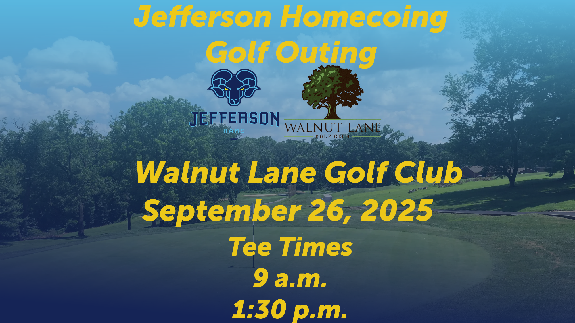 Jefferson Golf Outing September 26, 2025