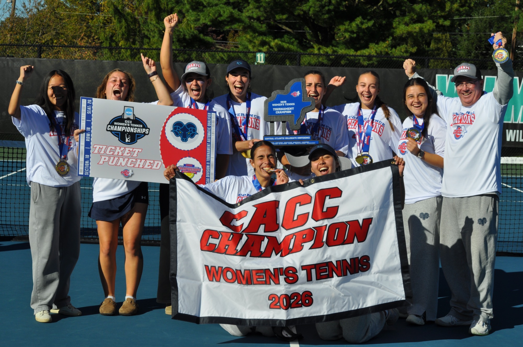 Women's Tennis 2026 CACC Champions