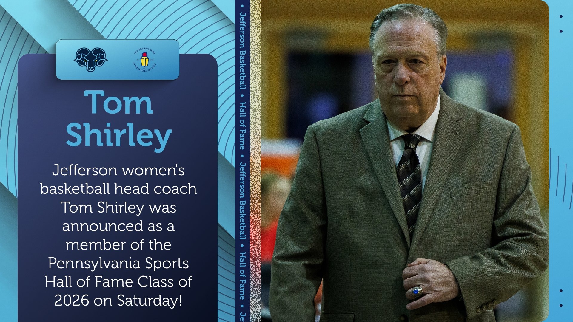 Tom Shirley HOF Announcement