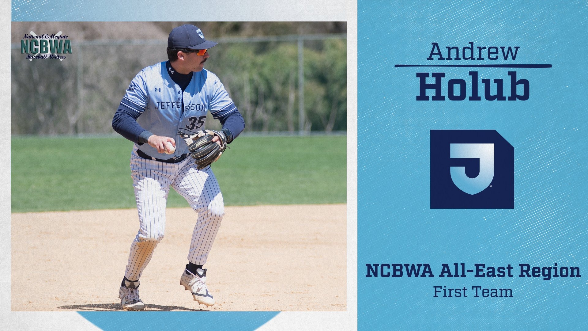 Andrew Holub NCBWA All-East Region First Team