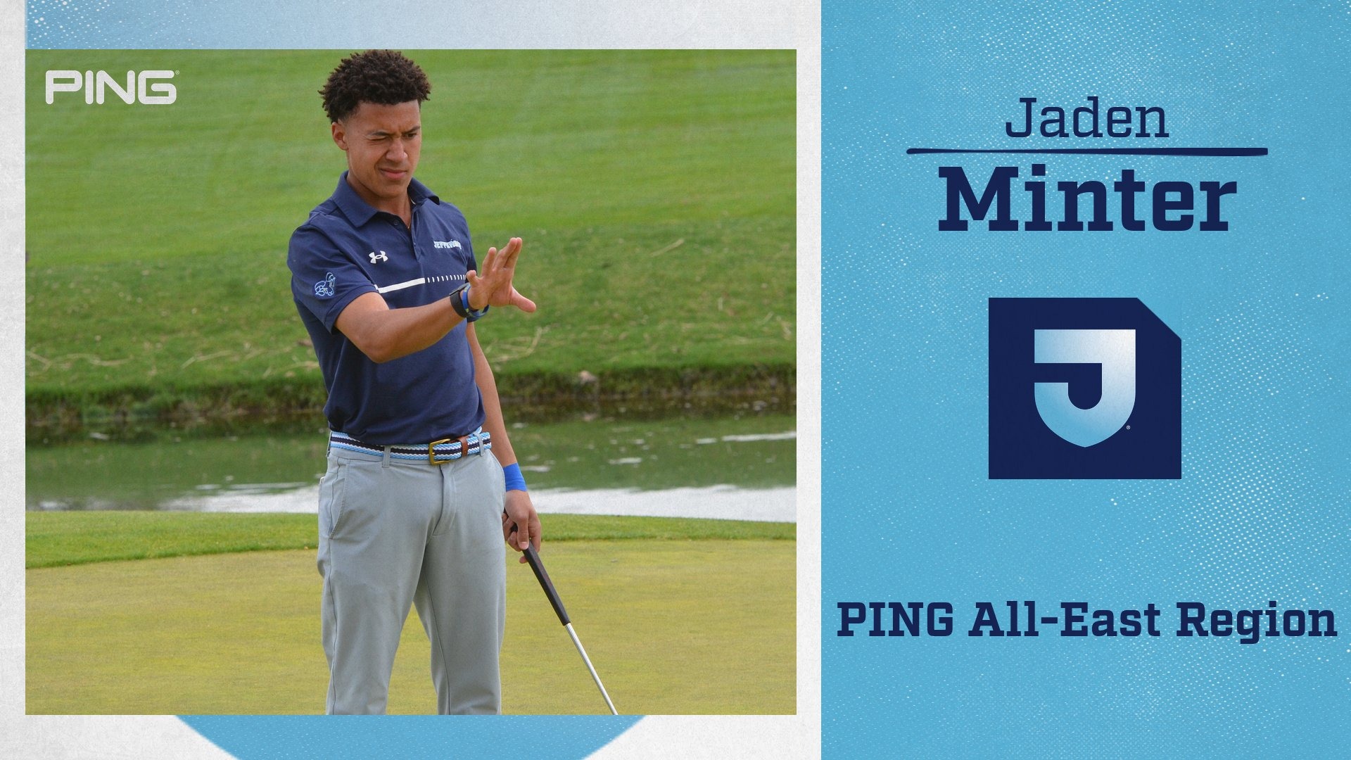 Jaden Minter Named to PING All-East Region Team Graphic