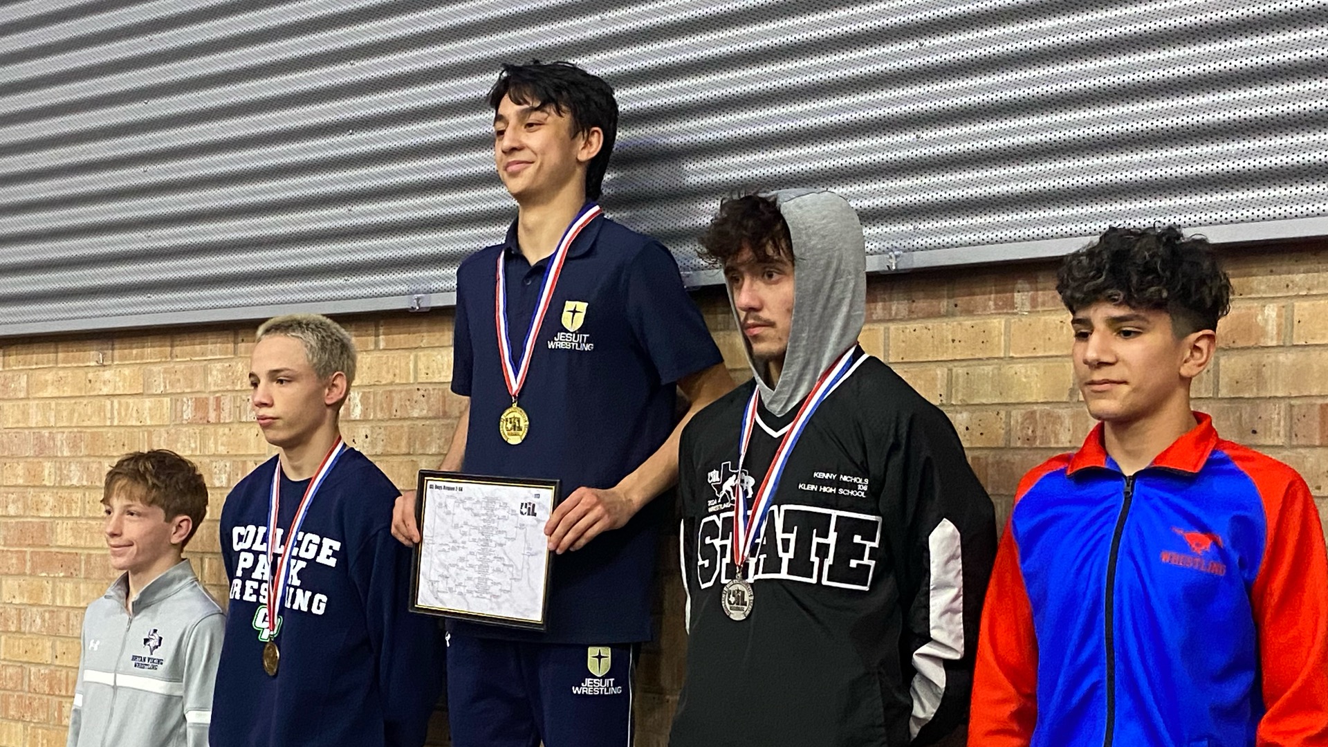 Kingston Stephens on podium at regionals