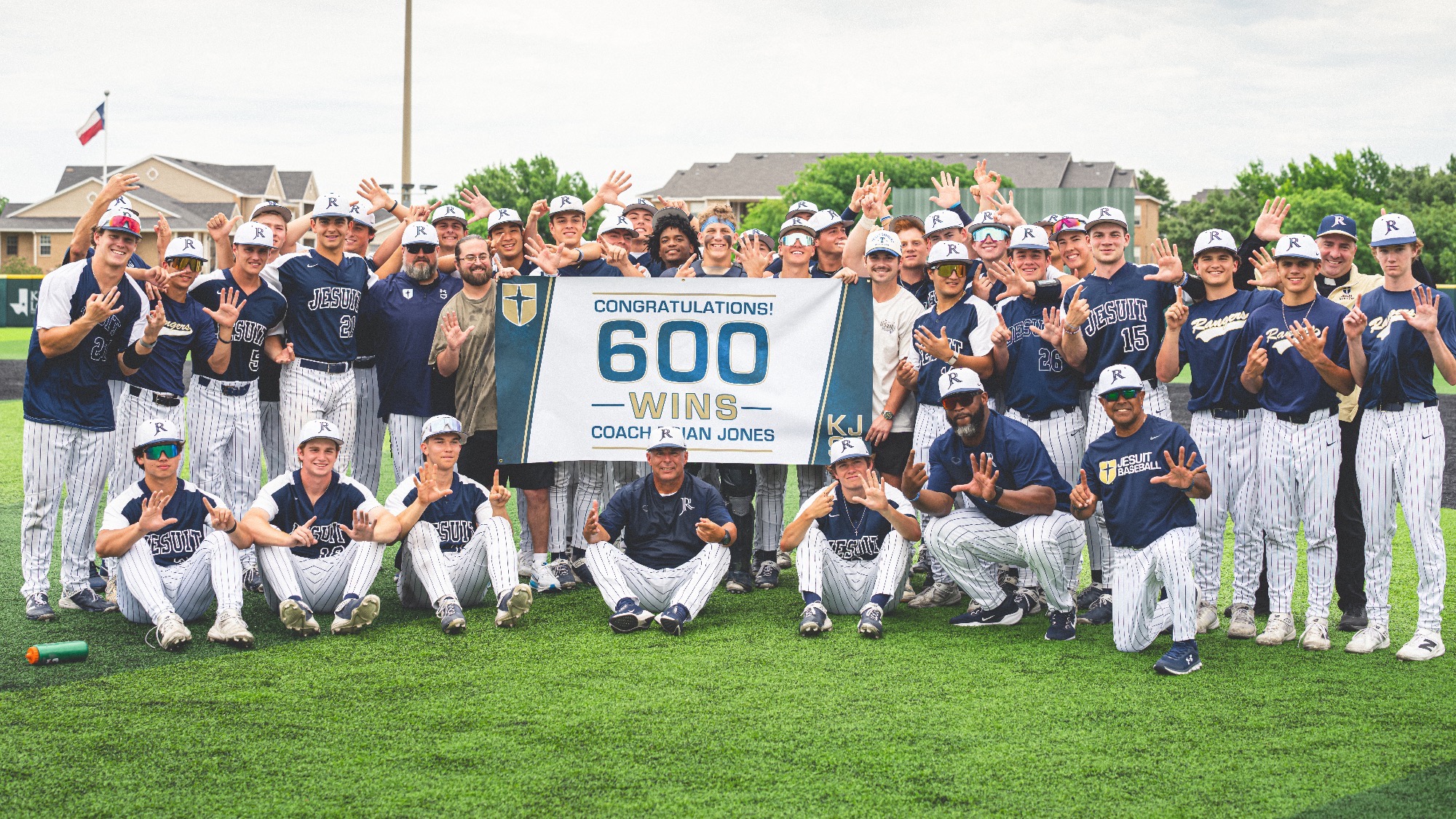 Brian Jones 600 Wins at Jesuit Dallas