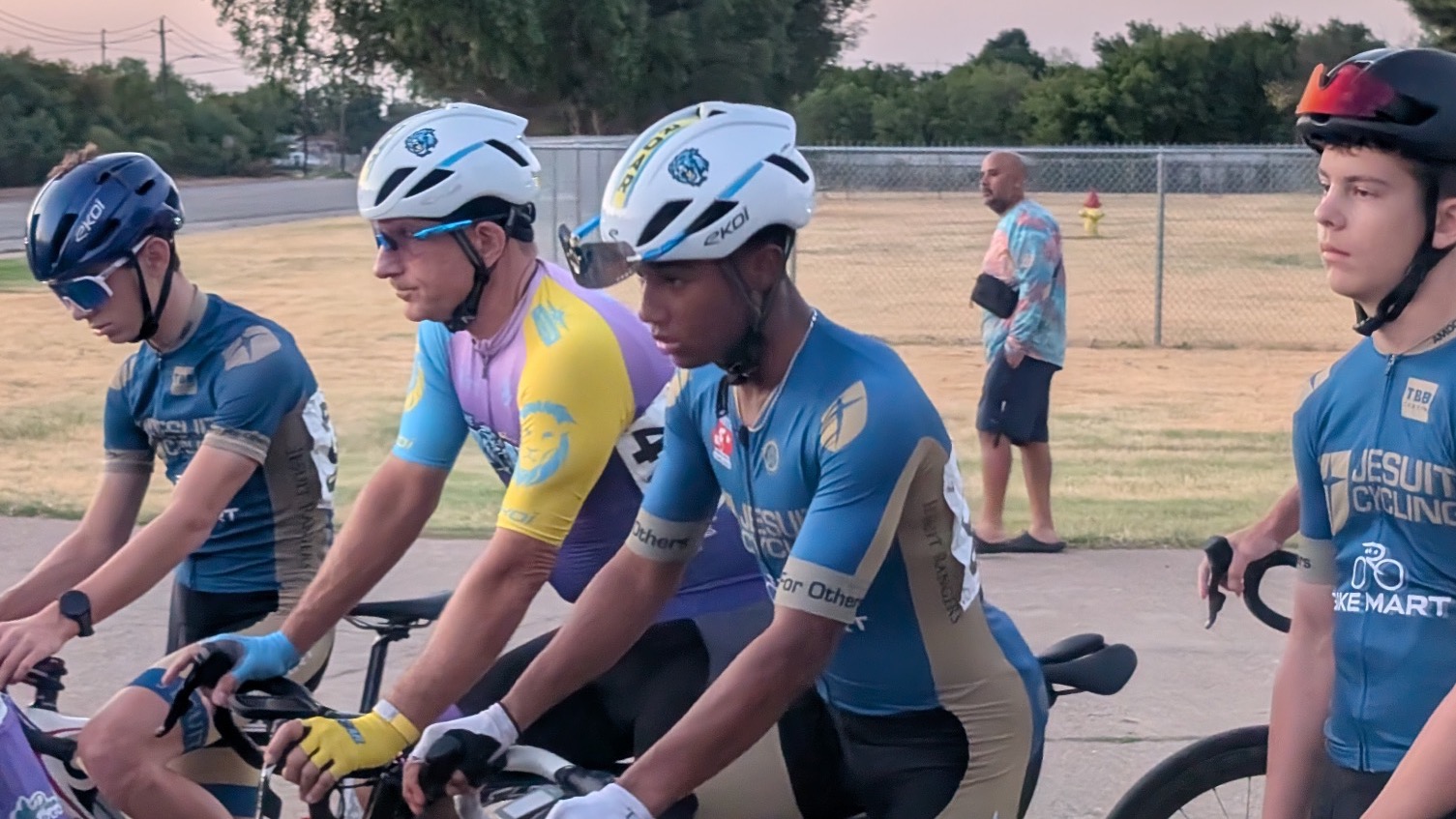 Cycling at Hotter 'N Hell Race