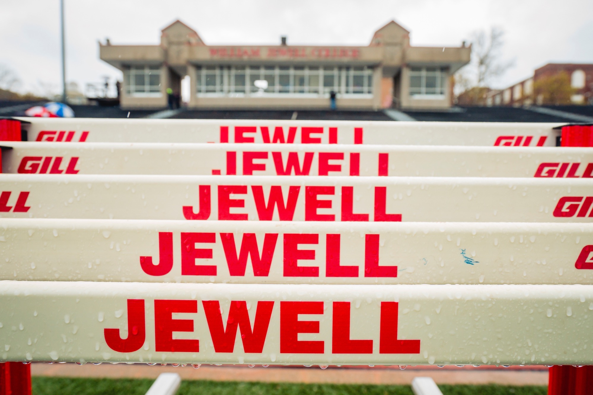 Jewell track and field hurdles