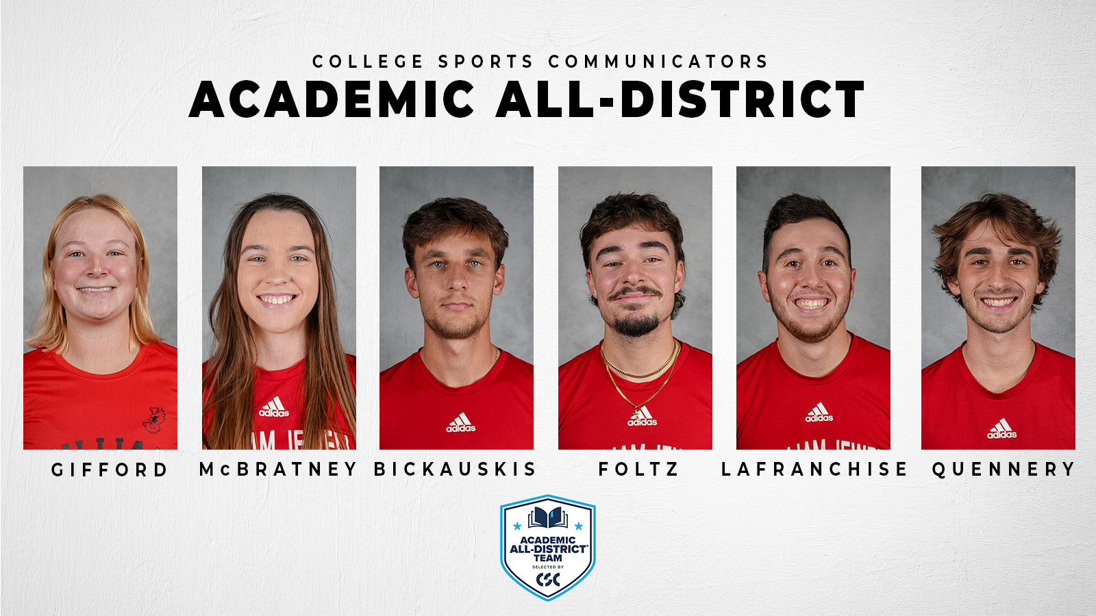 CSC Aca. All-District W/MTEN 25
