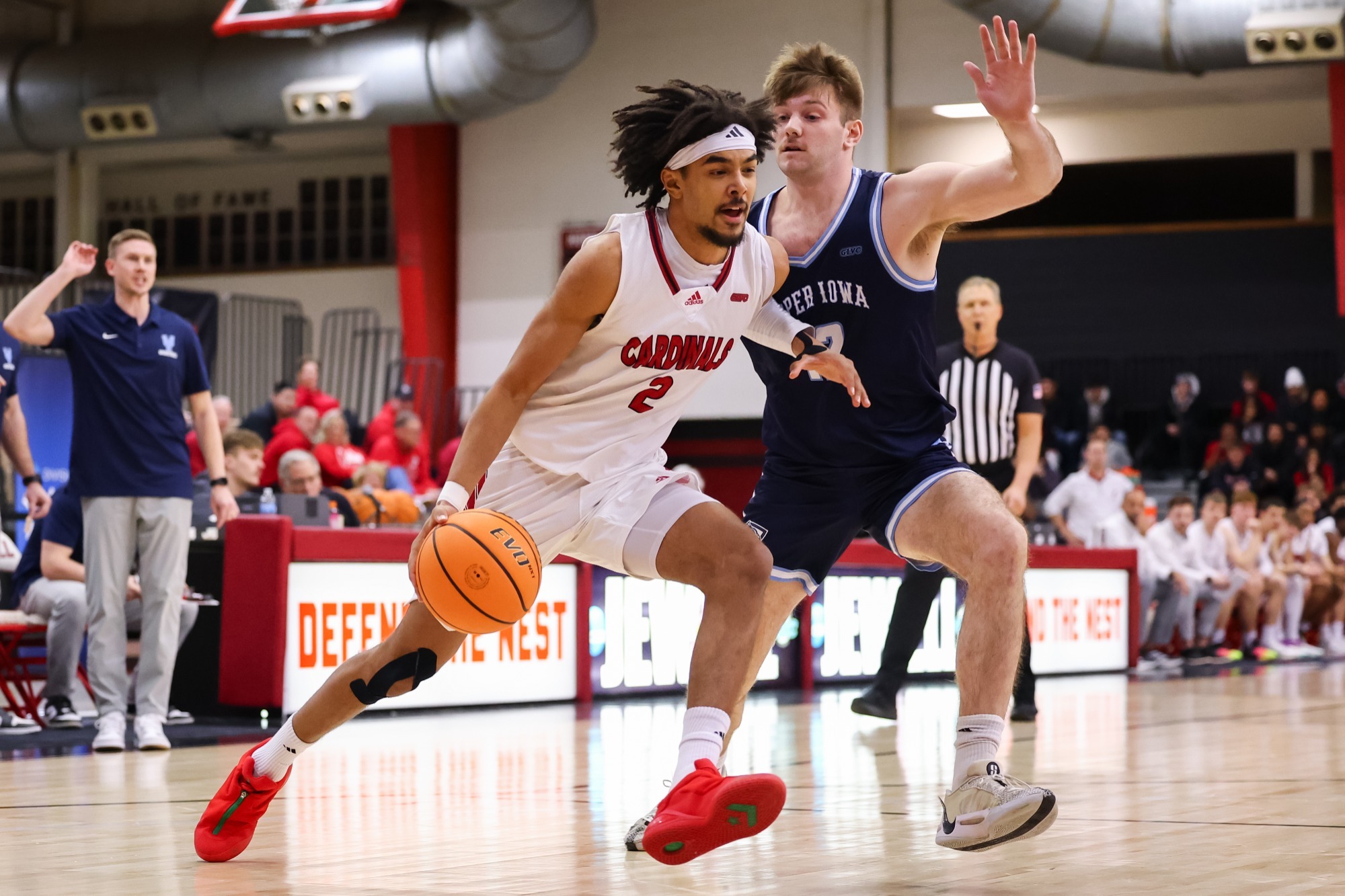 Justice Sutton dribbling