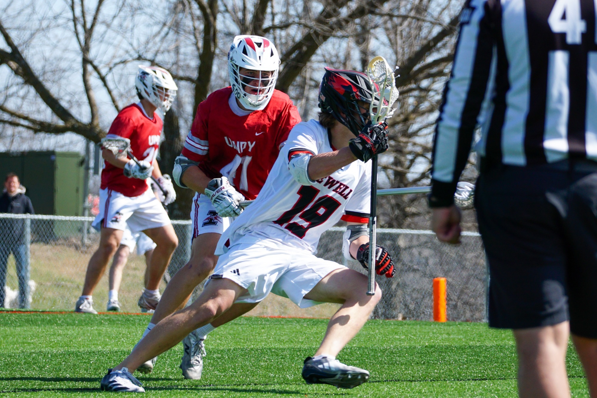 Brenner Mitts dodging defender