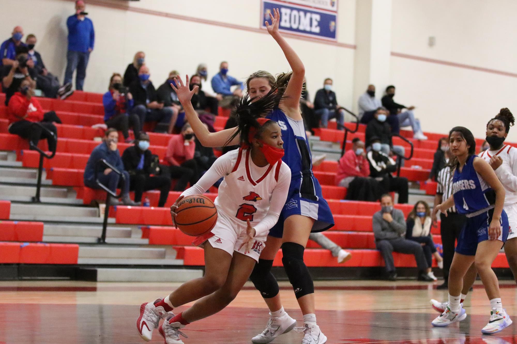girls basketball at brewer 12.18.20