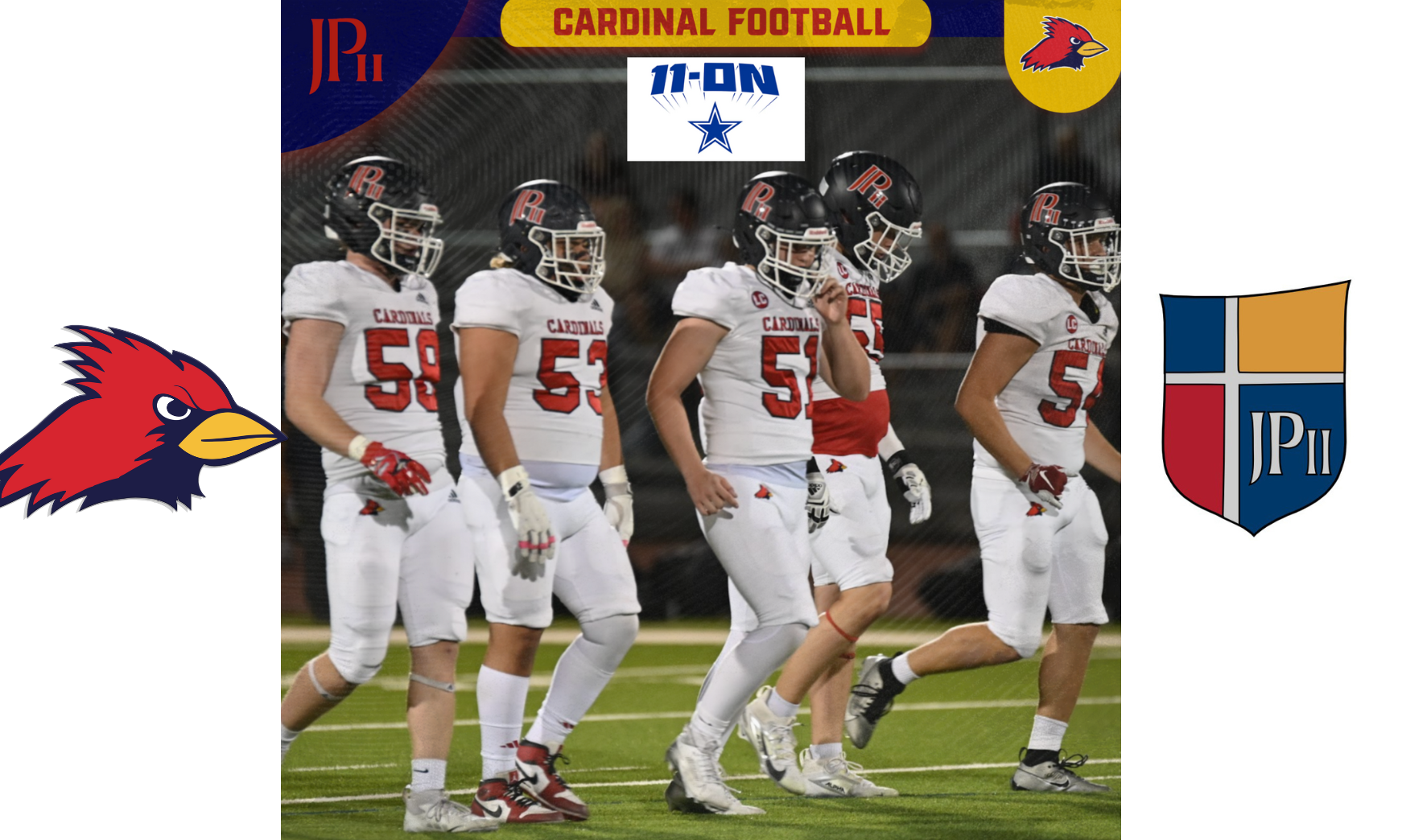 Cardinal Football Invited to Skills Event