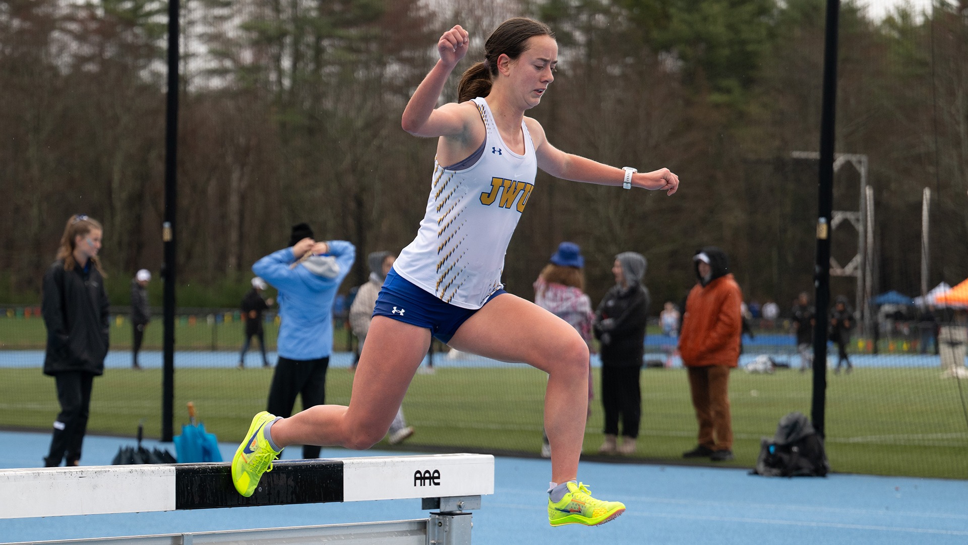 Haslinger was named GNAC Outdoor Track Athlete & Rookie of the Year.