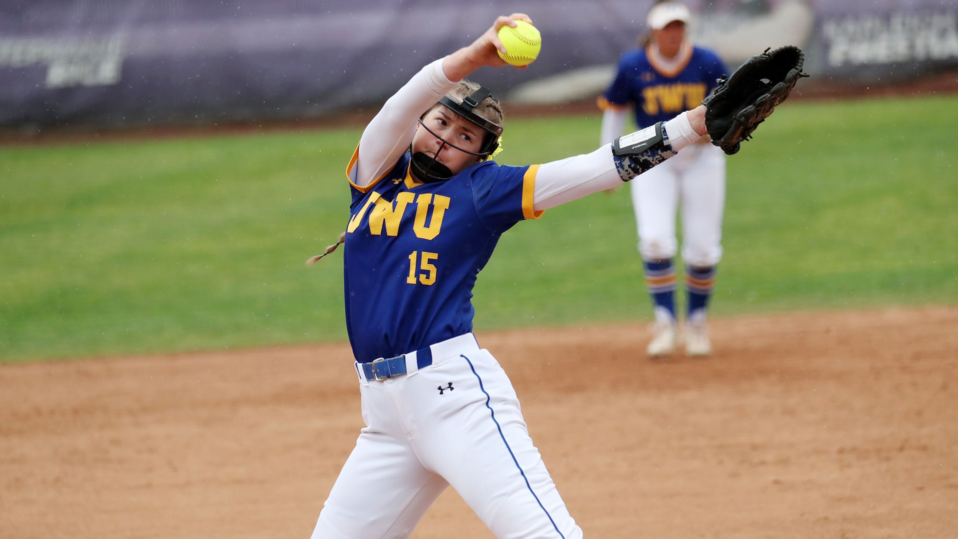 Jillian Reed tossed six innings for JWU.