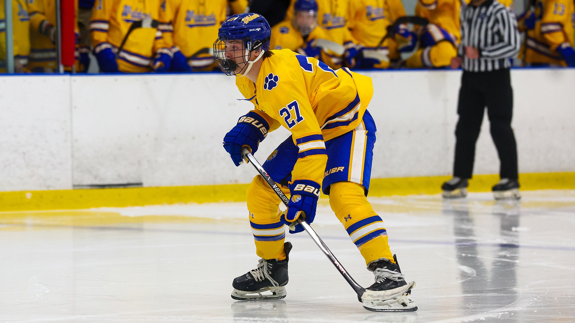 November, 15, 2025; Pawtucket, Rhode Island;  during a CNE matchup between Nichols and Johnson and Wales. Photo by Brian Foley for Foley Photography