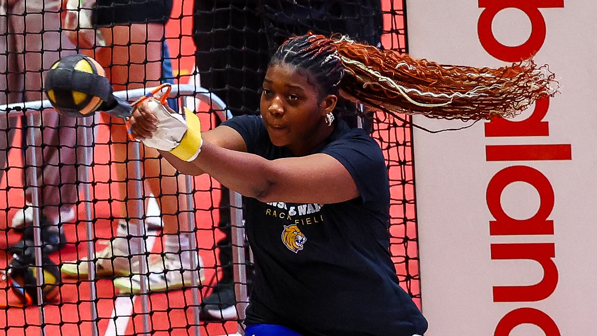 Rhiana Thomas and the Wildcats competed in Boston on Sunday.