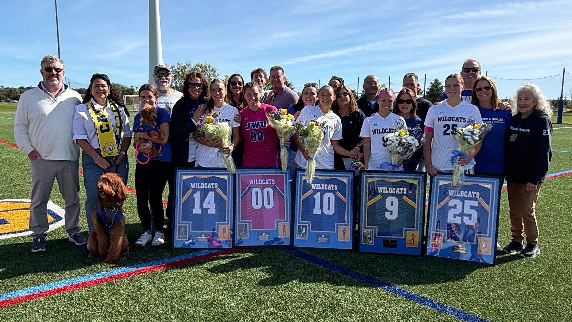 The Wildcats honored five seniors on Saurday.