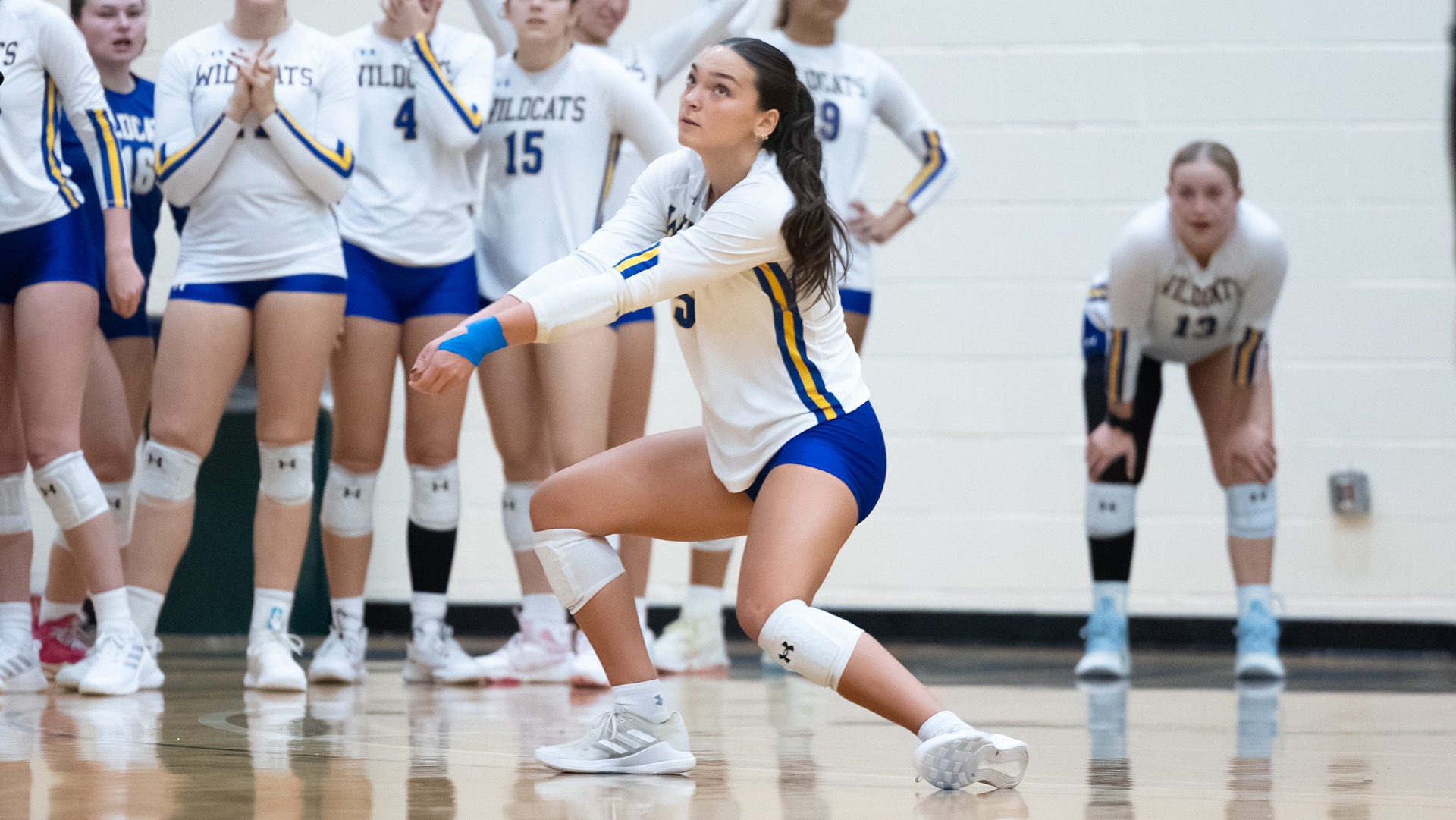 Trinity Ricevuto and the Wildcats played the Judges on Wednesday.