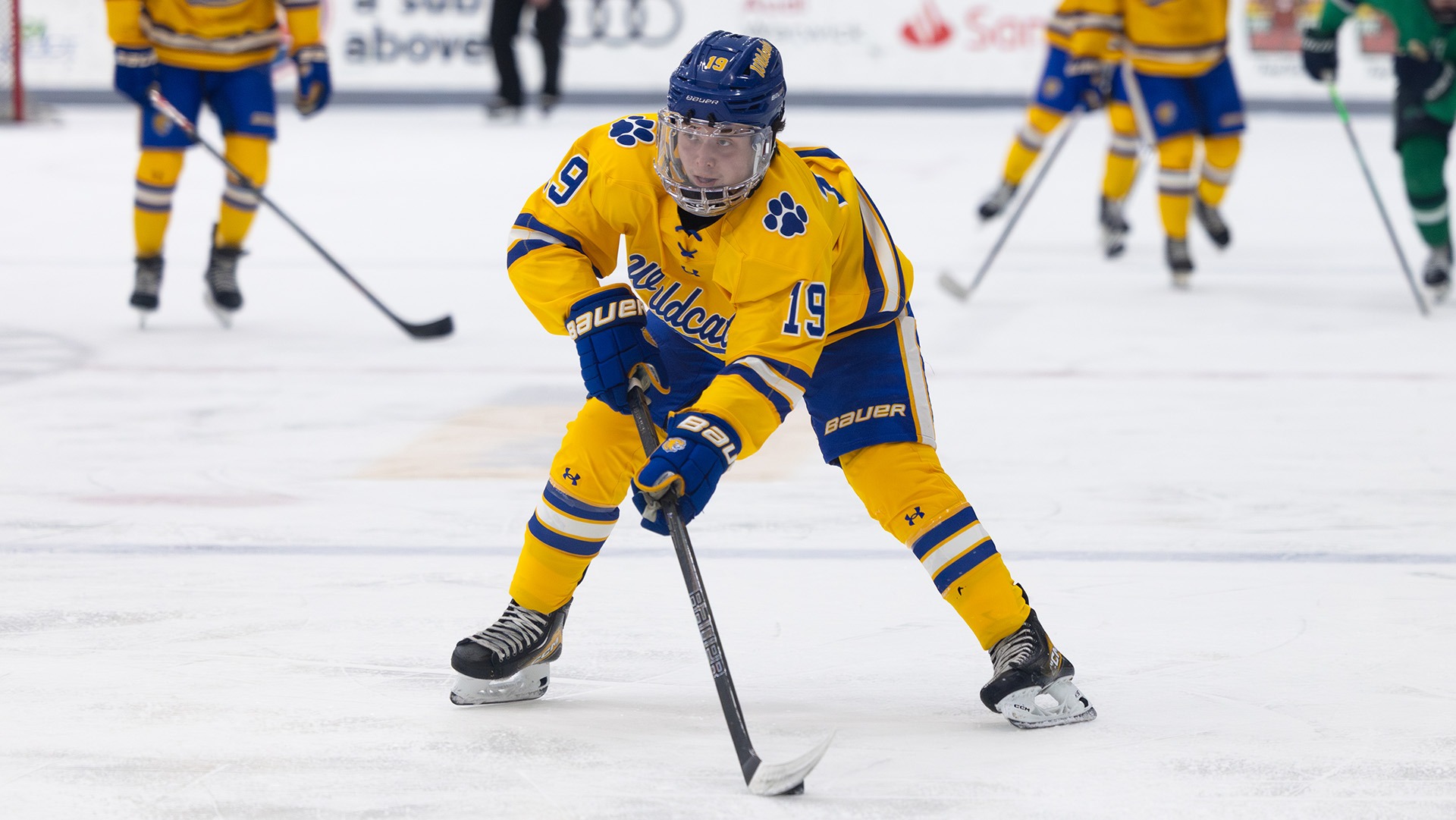 Connor Nelson and the Wildcats played the Blue Jays.