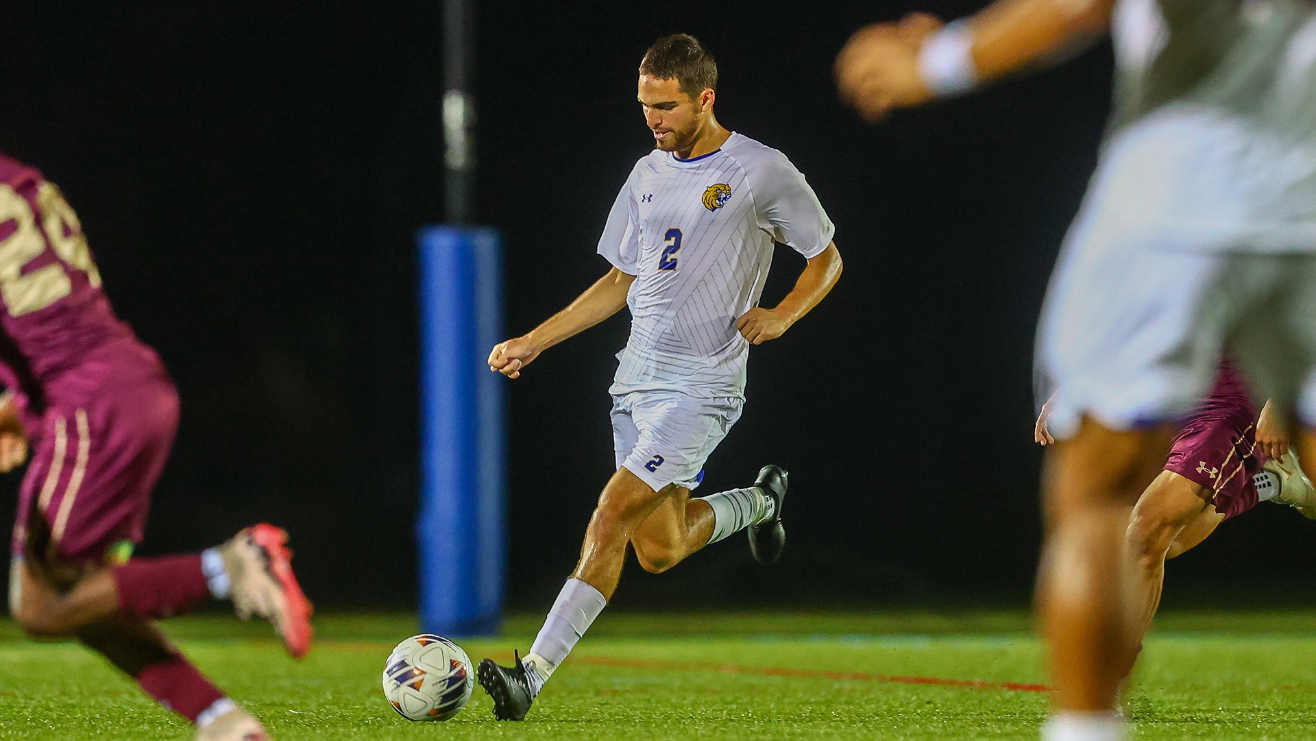 Jordan Thibodeau and the Wildcats hosted the Leopards on Wednesday.