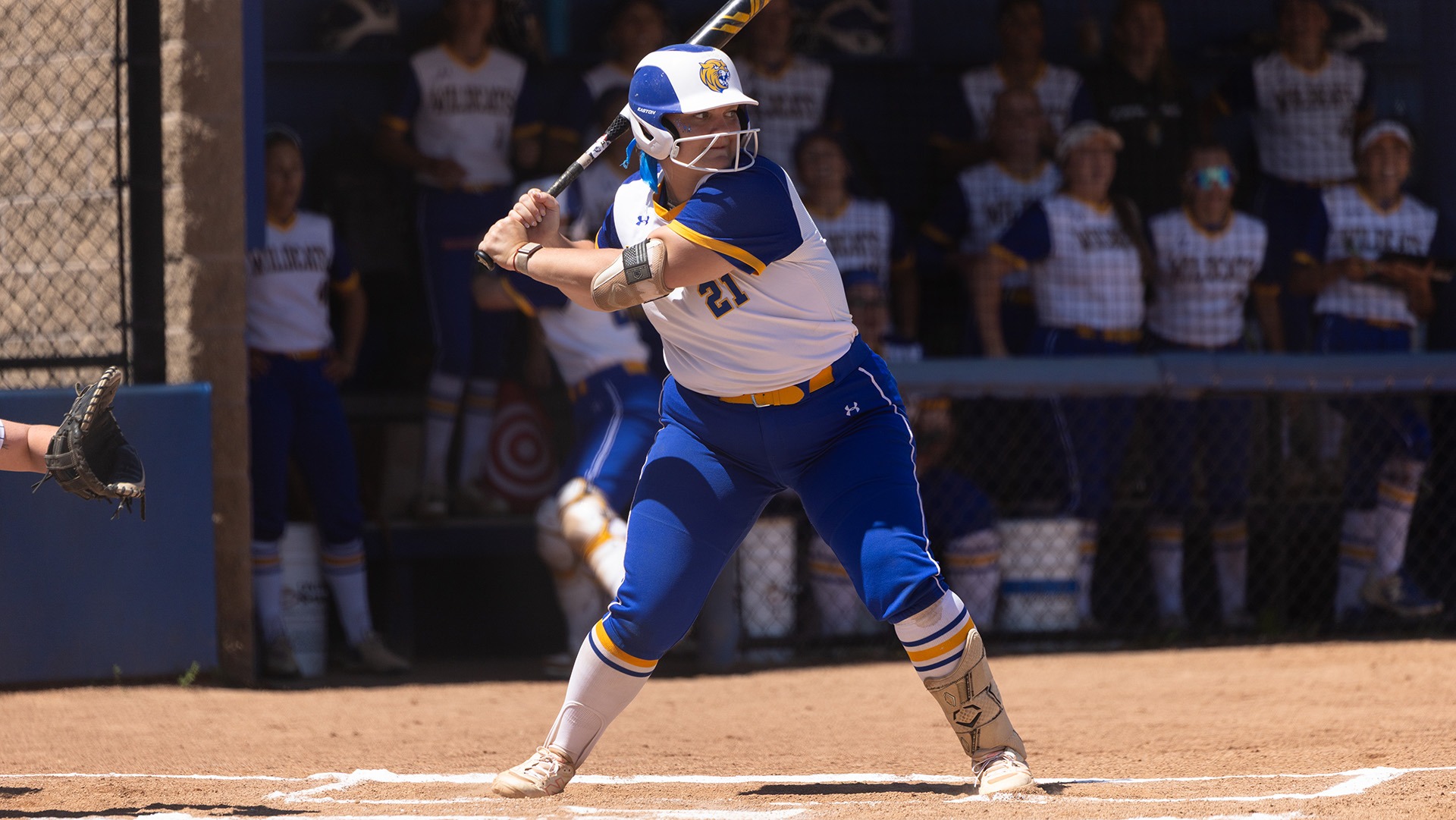 Mady Lyons drove in five runs in game two on Sunday.