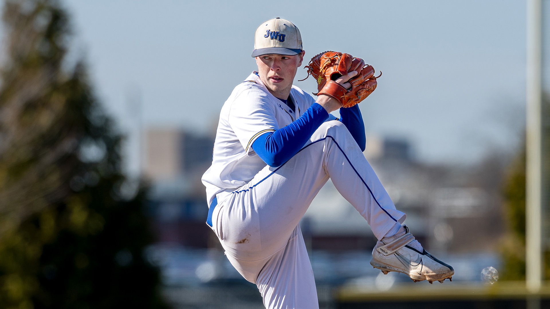 Dylan Young got the start for JWU against Hartford.
