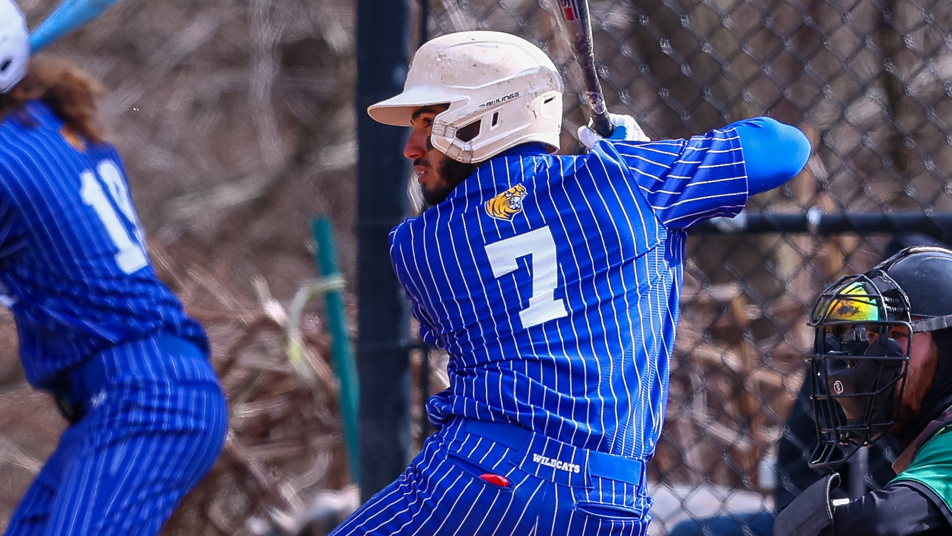 April, 7, 2026; Dudley, Massachusetts;  during a CNE matchup between Johnson and Wales and Nichols College held at Nichols College Baseball Field. Photo by Brian Foley for Foley Photography