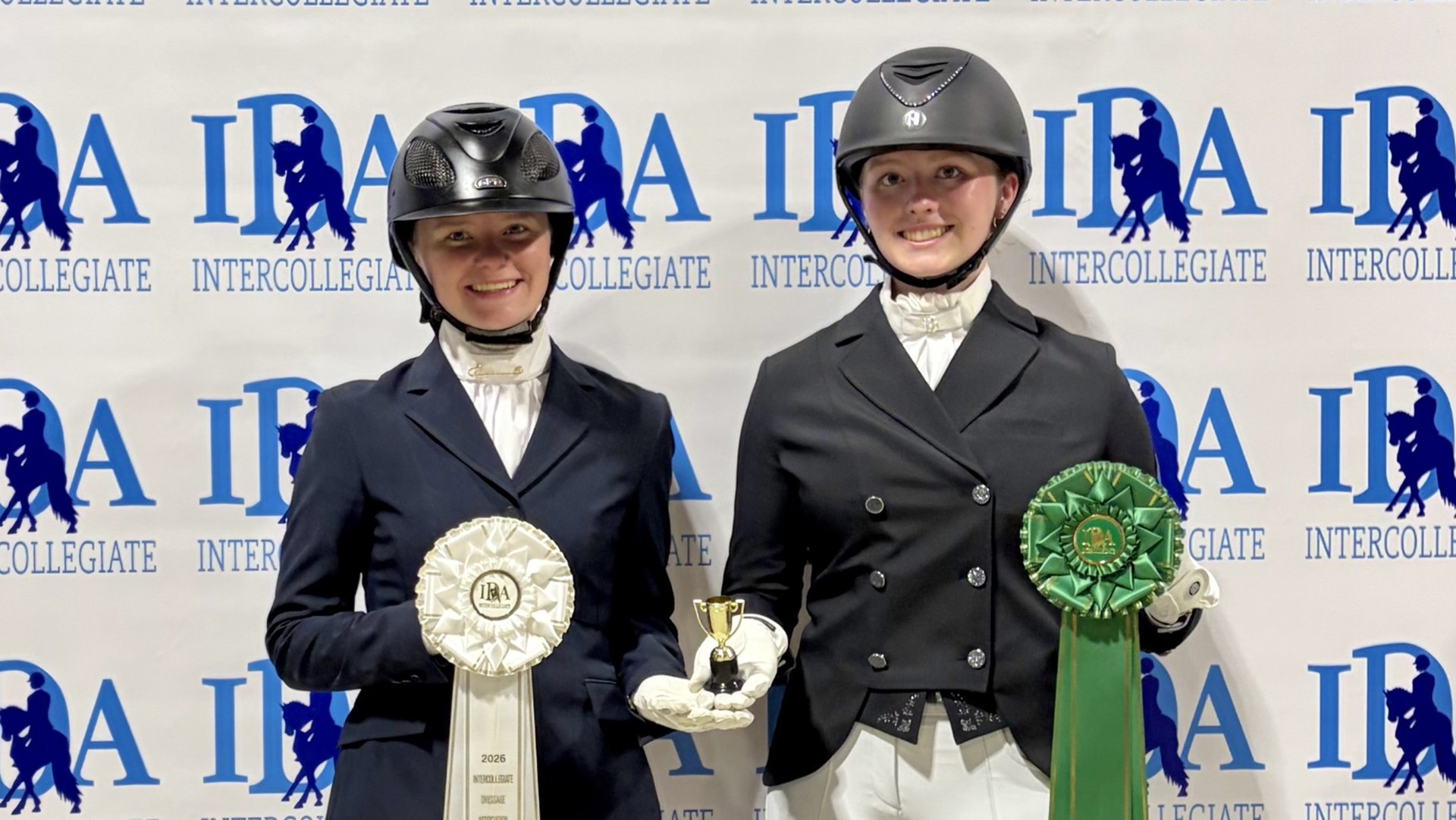 Abigail Gilley and Sierra Hanagan competed in St. Louis.