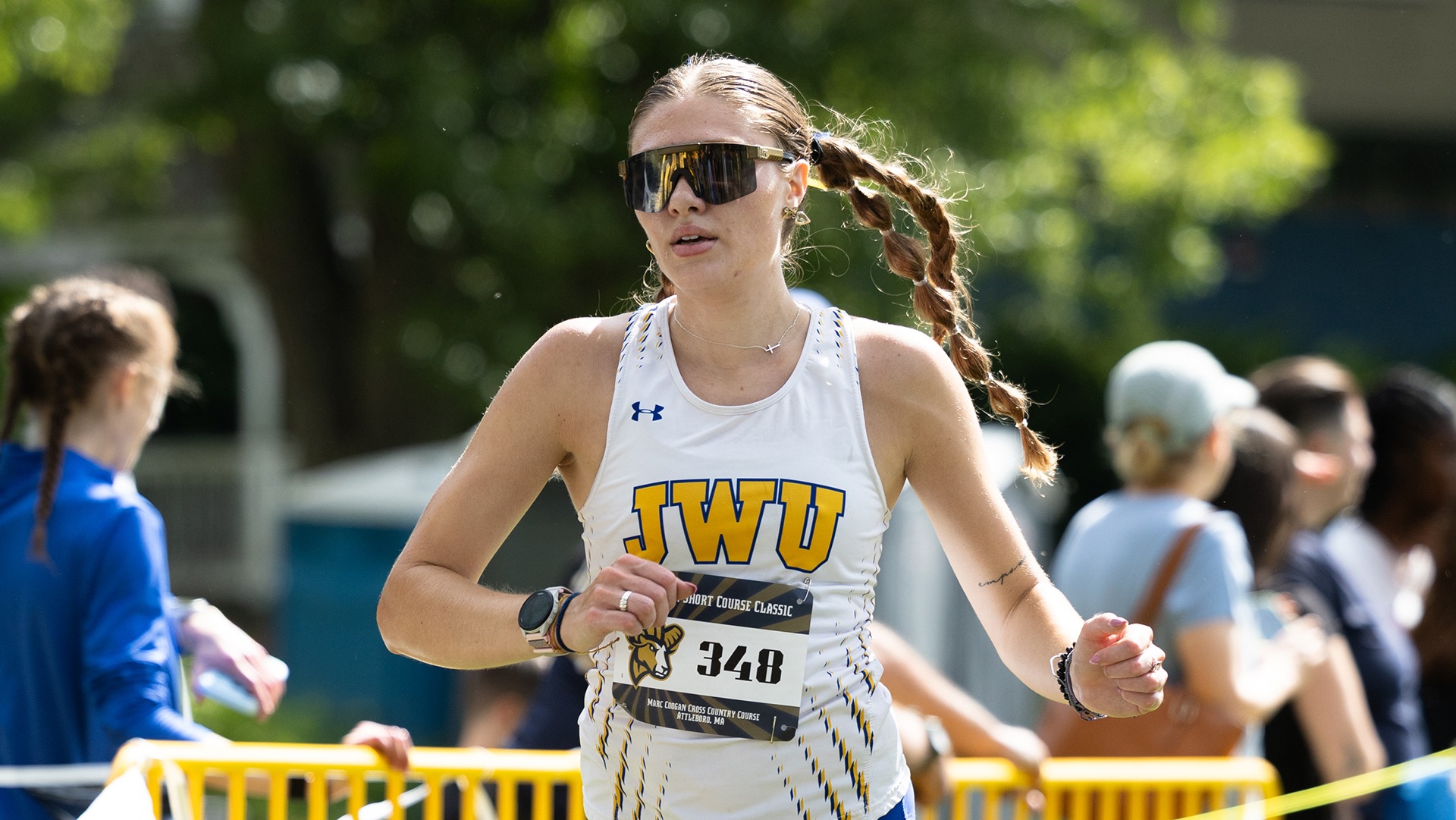 Avery Goshert and JWU competed at Trinity (CT).