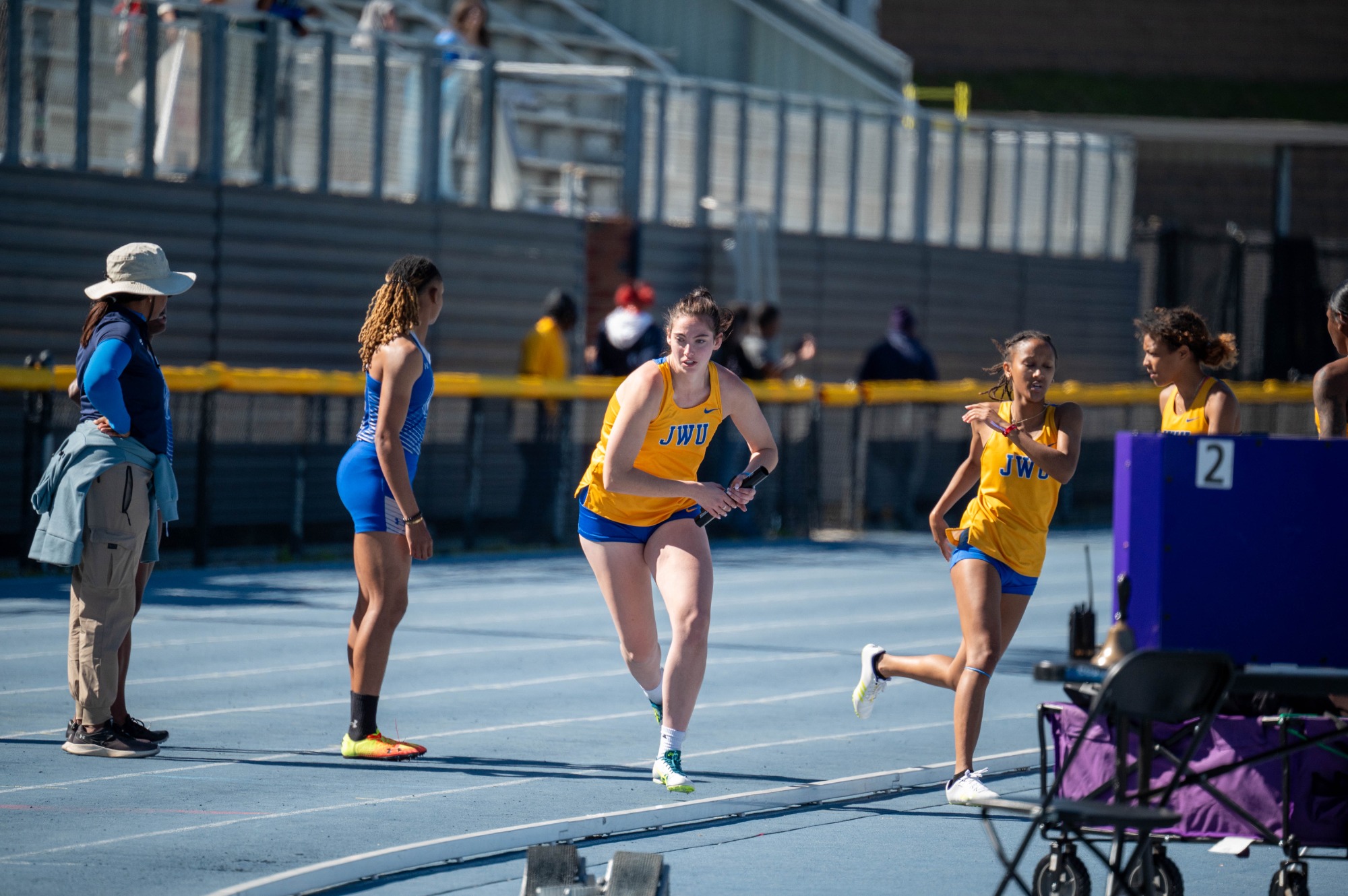 woman long jumping