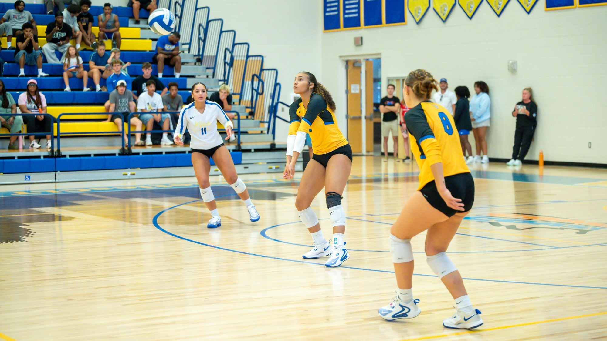 women playing volleyball