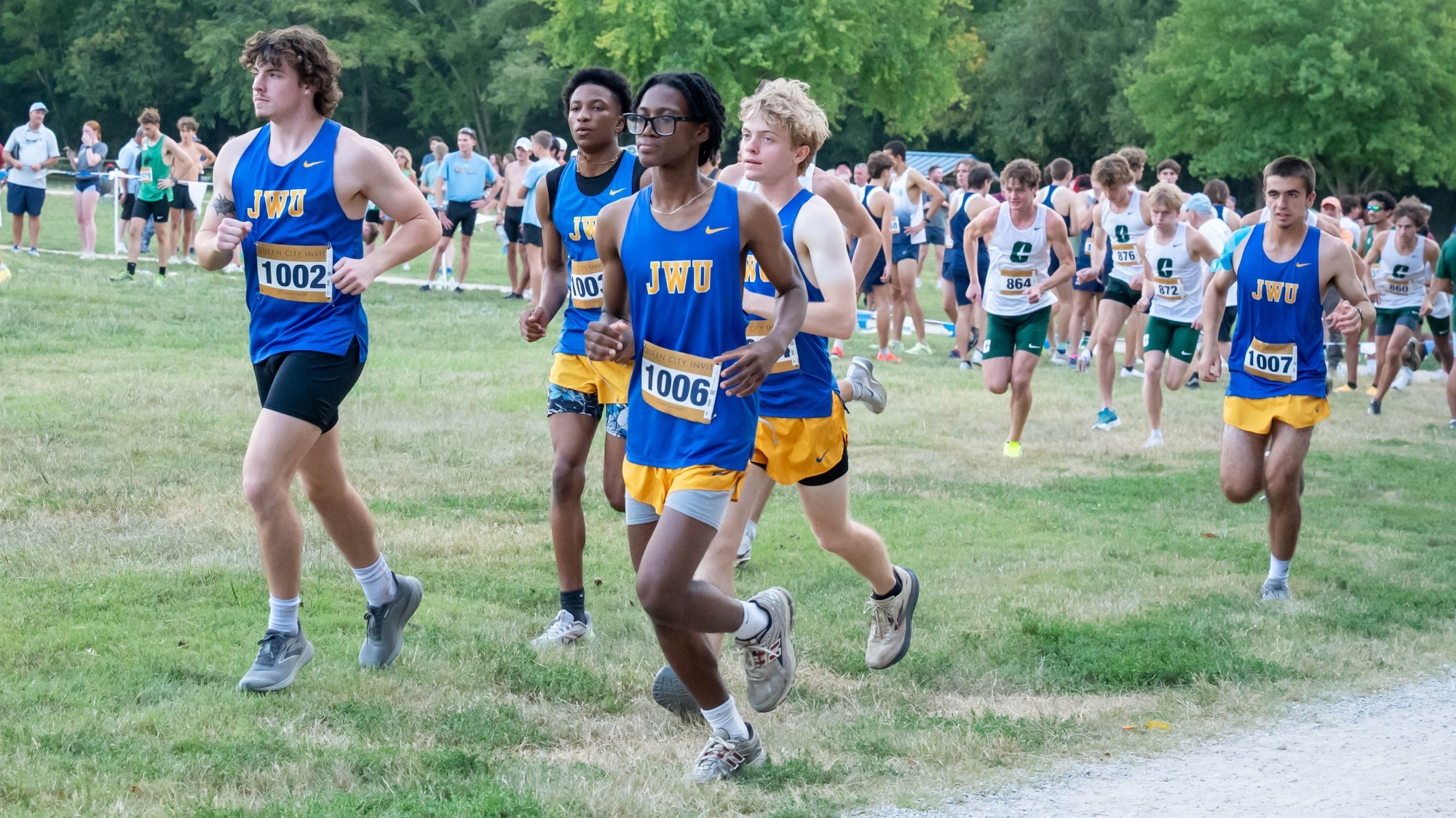 men running