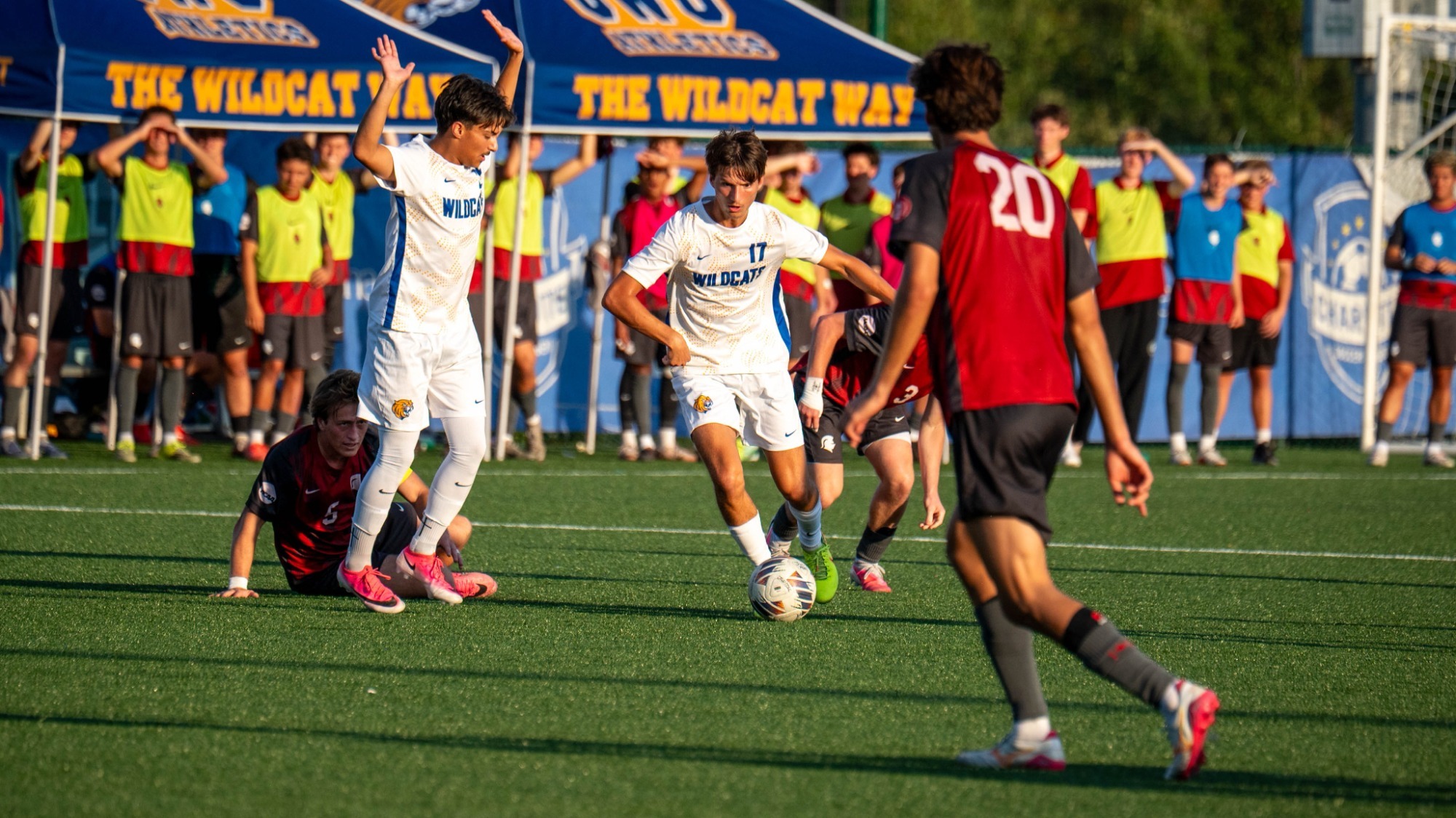 men playing soccer