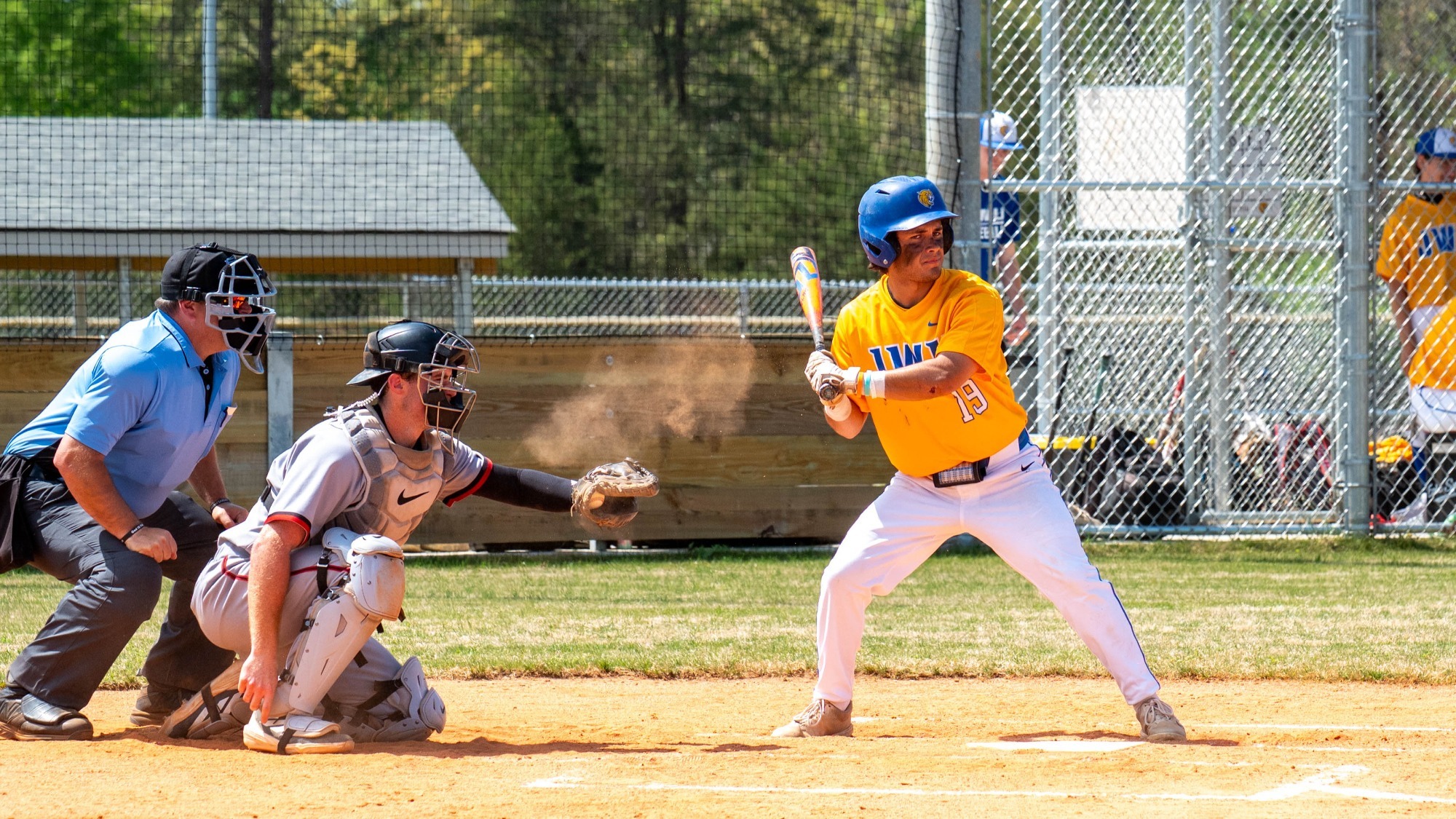 man at bat in a baseball game