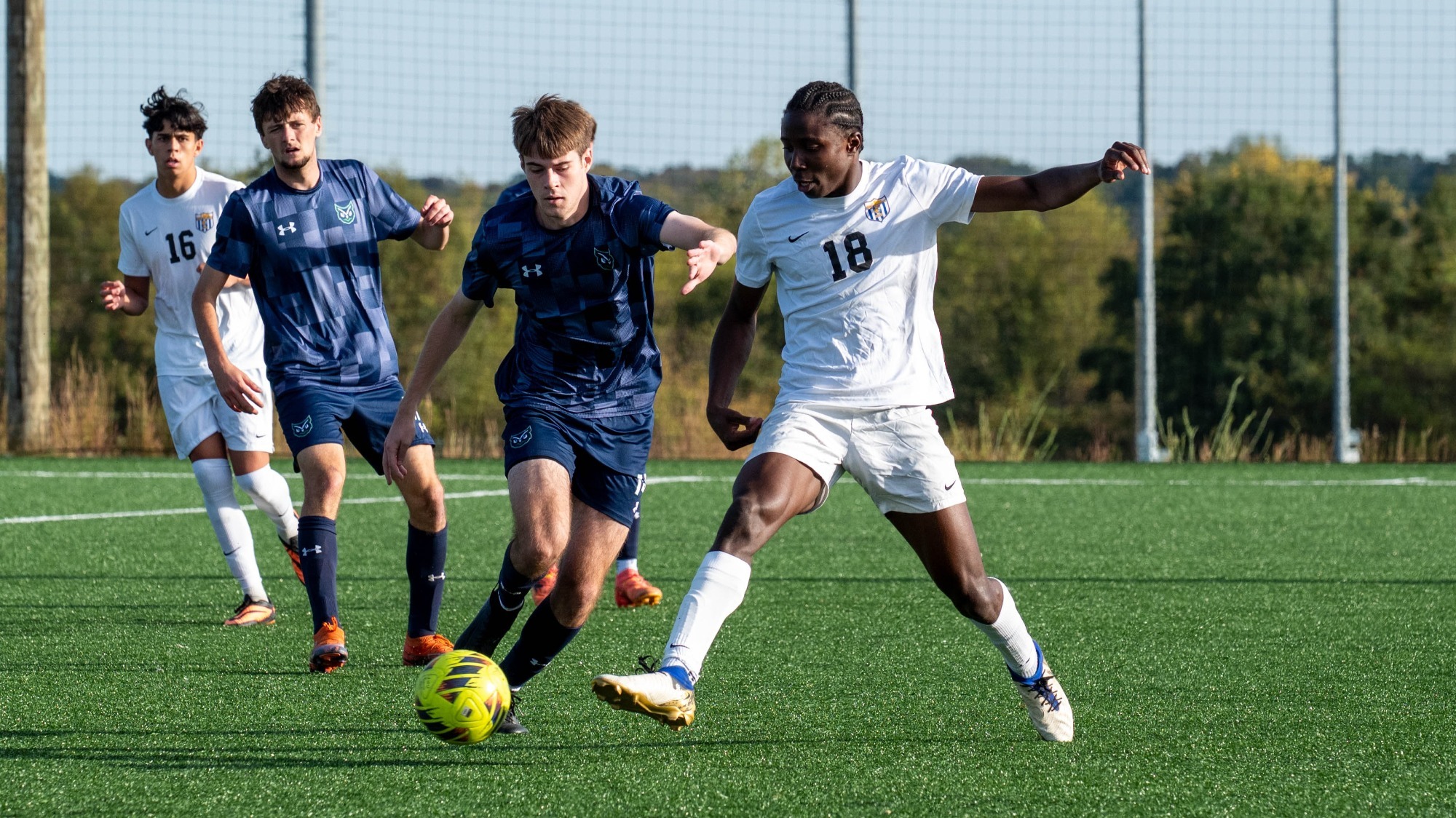 men playing soccer