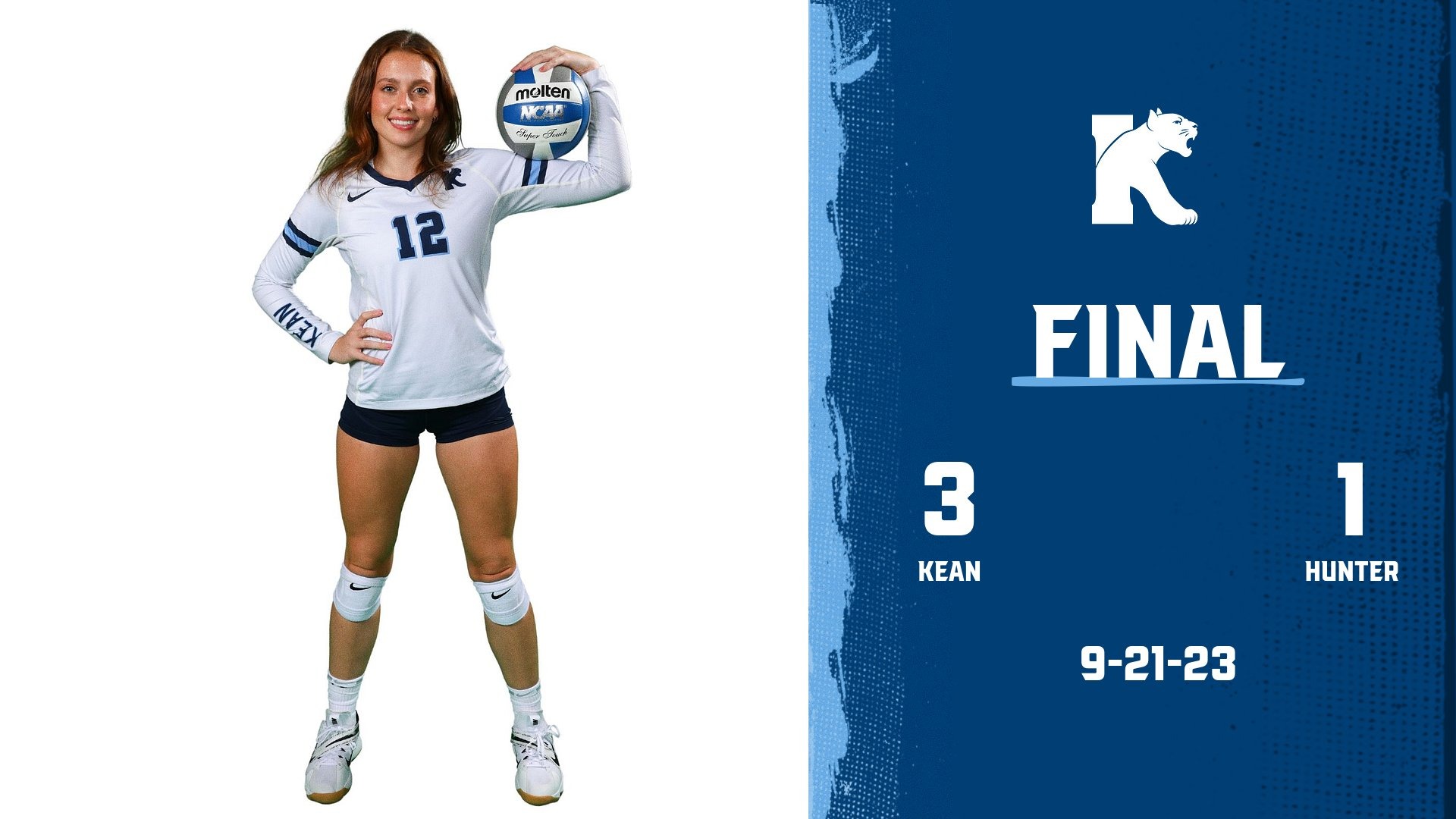 Women's Volleyball Flies Past Hunter Kean University
