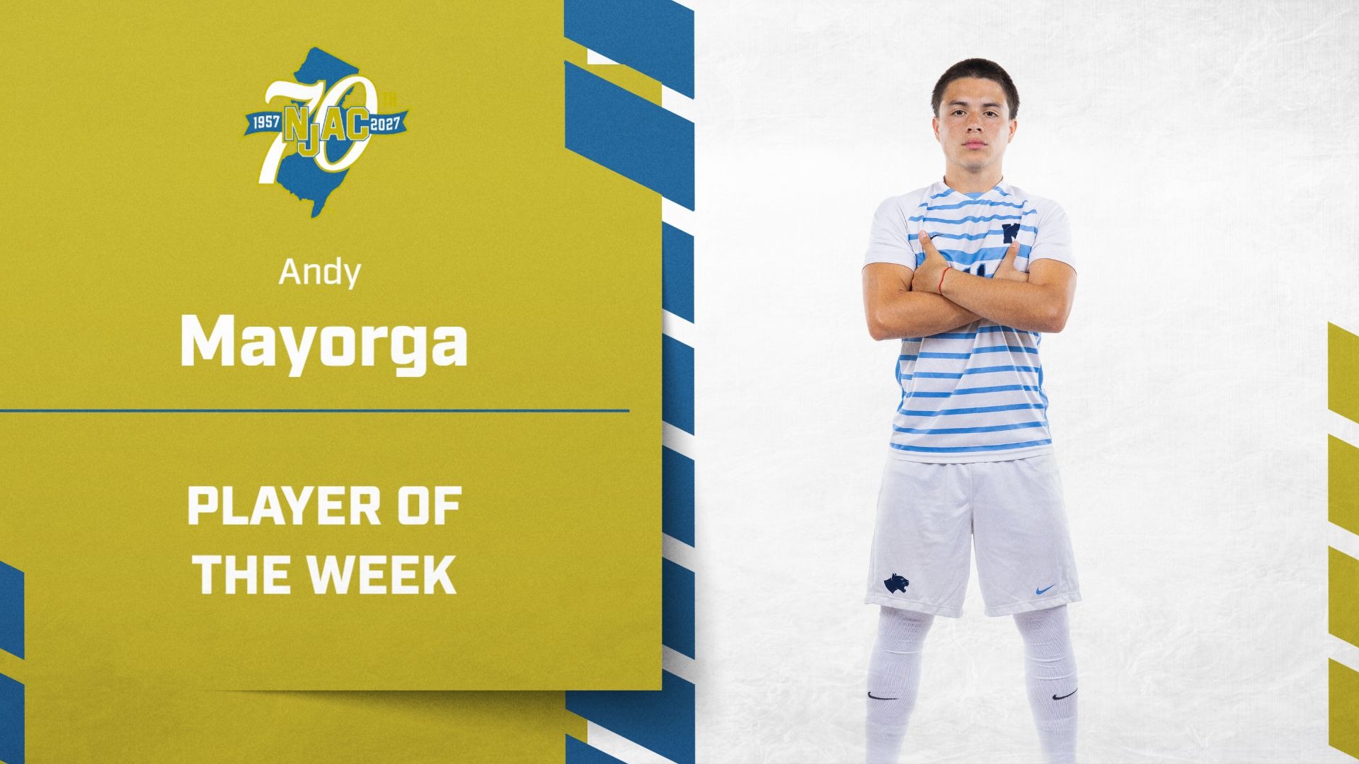 Mayorga NJAC Player of the Week 10-12-26