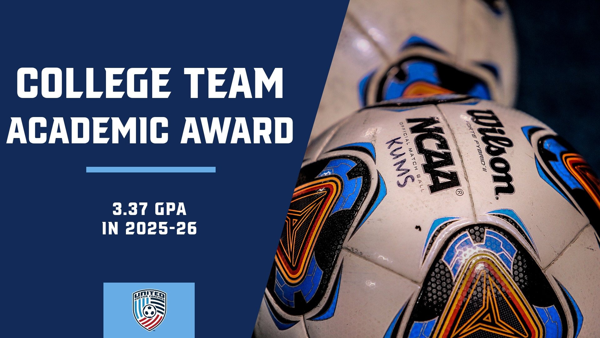 United Soccer Coaches Academic 2025-26 Men's